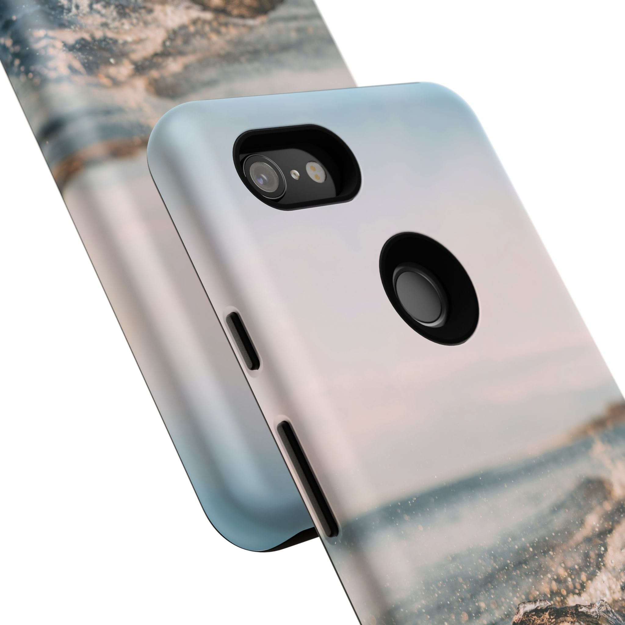 Coastal Wave Tough Cases - Scandinavian-Seaside Serenity - Image 193