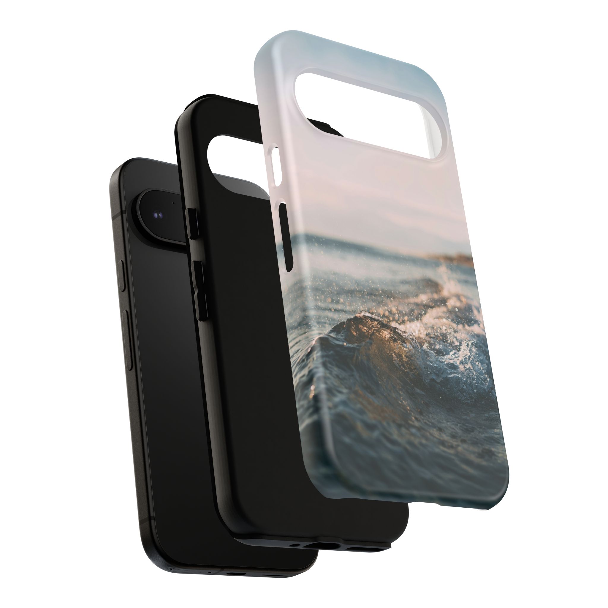 Coastal Wave Tough Cases - Scandinavian-Seaside Serenity - Image 158