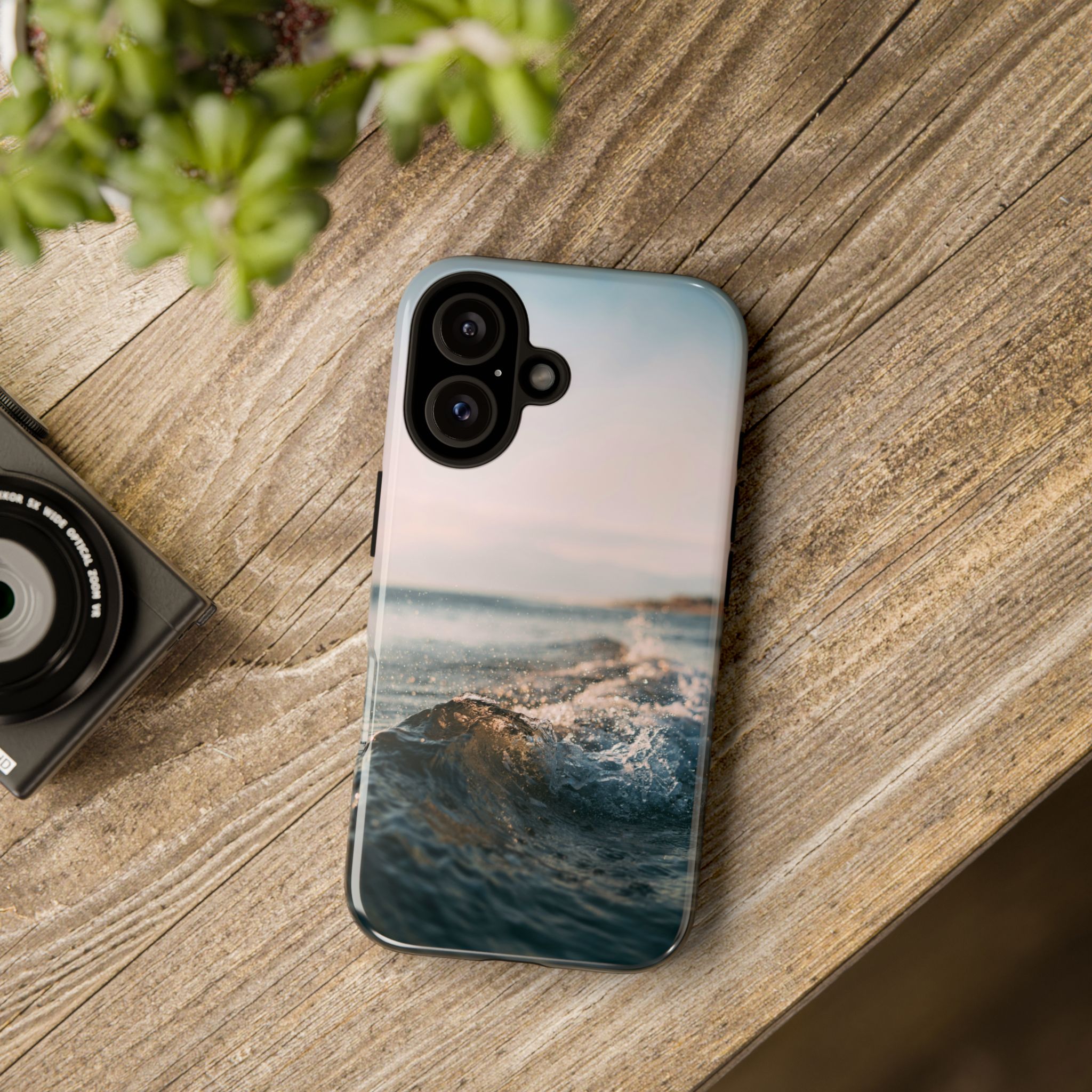 Coastal Wave Tough Cases - Scandinavian-Seaside Serenity - Image 124