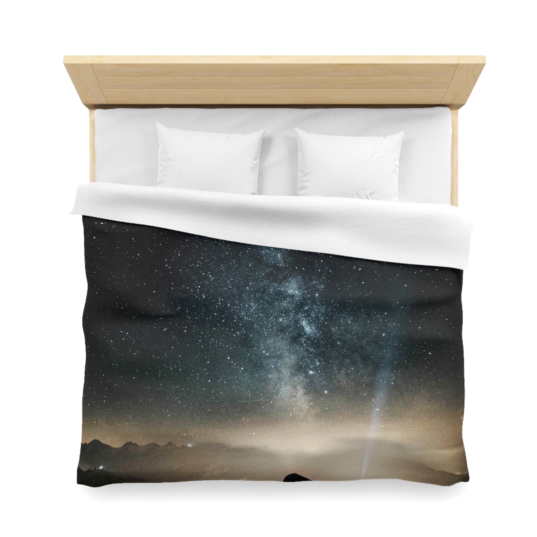 Mystic Galaxy Duvet Cover - Nocturnal-Starlight Exploration - Image 8