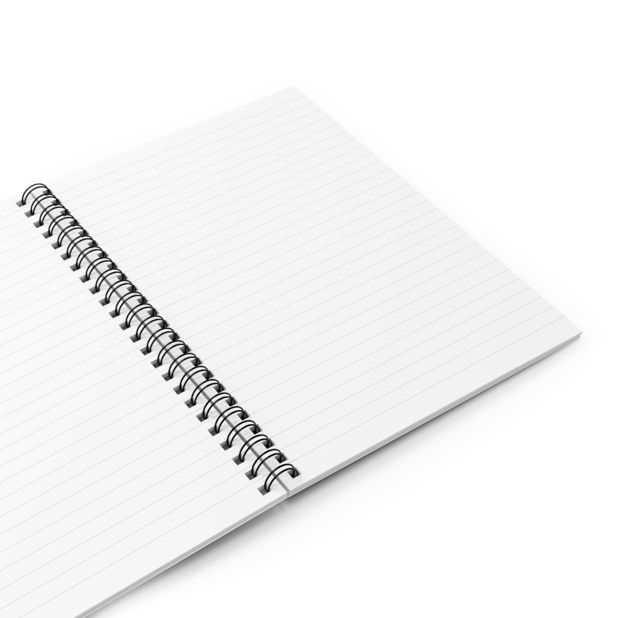 Mystic Cliff Spiral Notebook - Scandinavian-Modern Coastal Twilight - Image 4