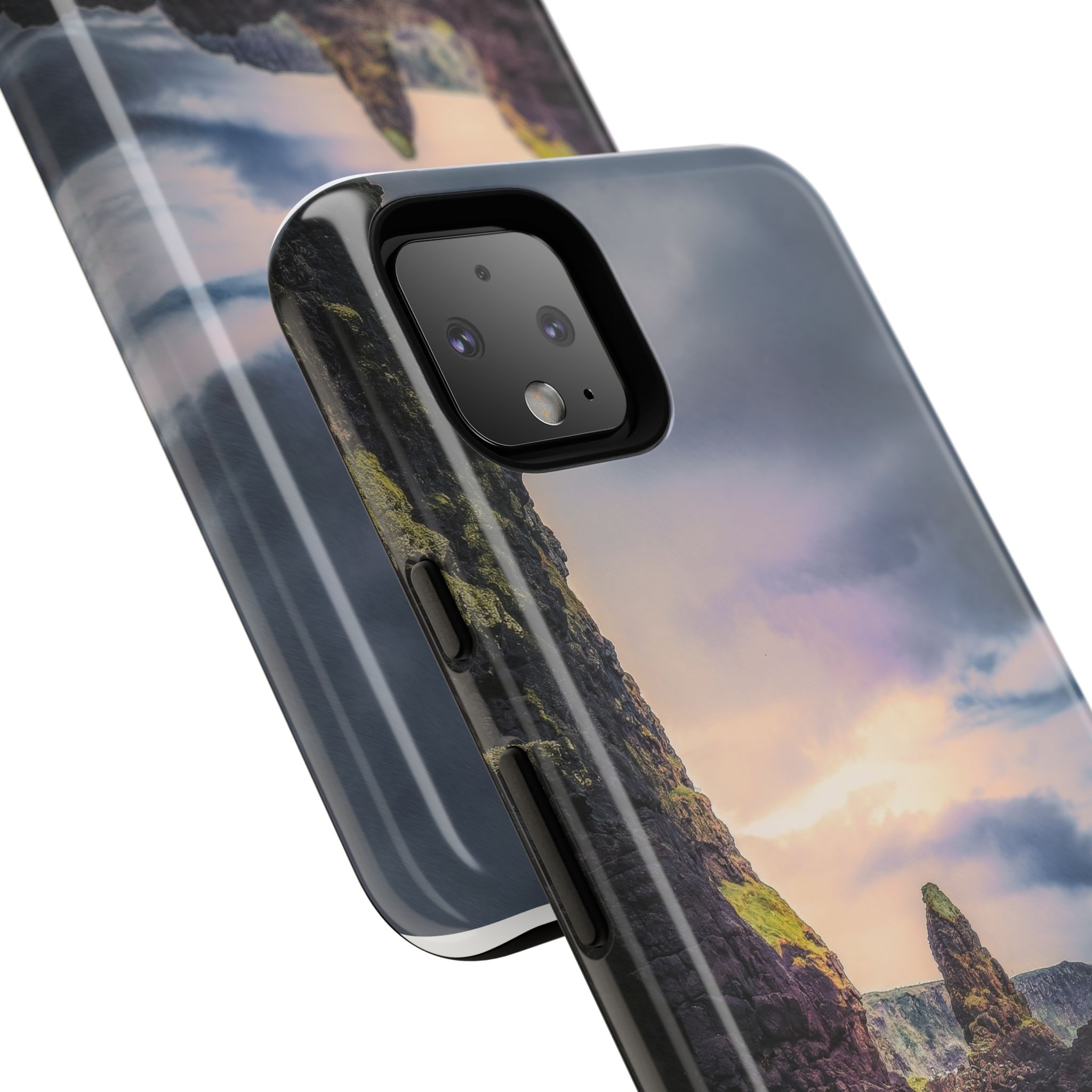 Mystic Cliff Tough Cases - Scandinavian-Modern Coastal Twilight - Image 214
