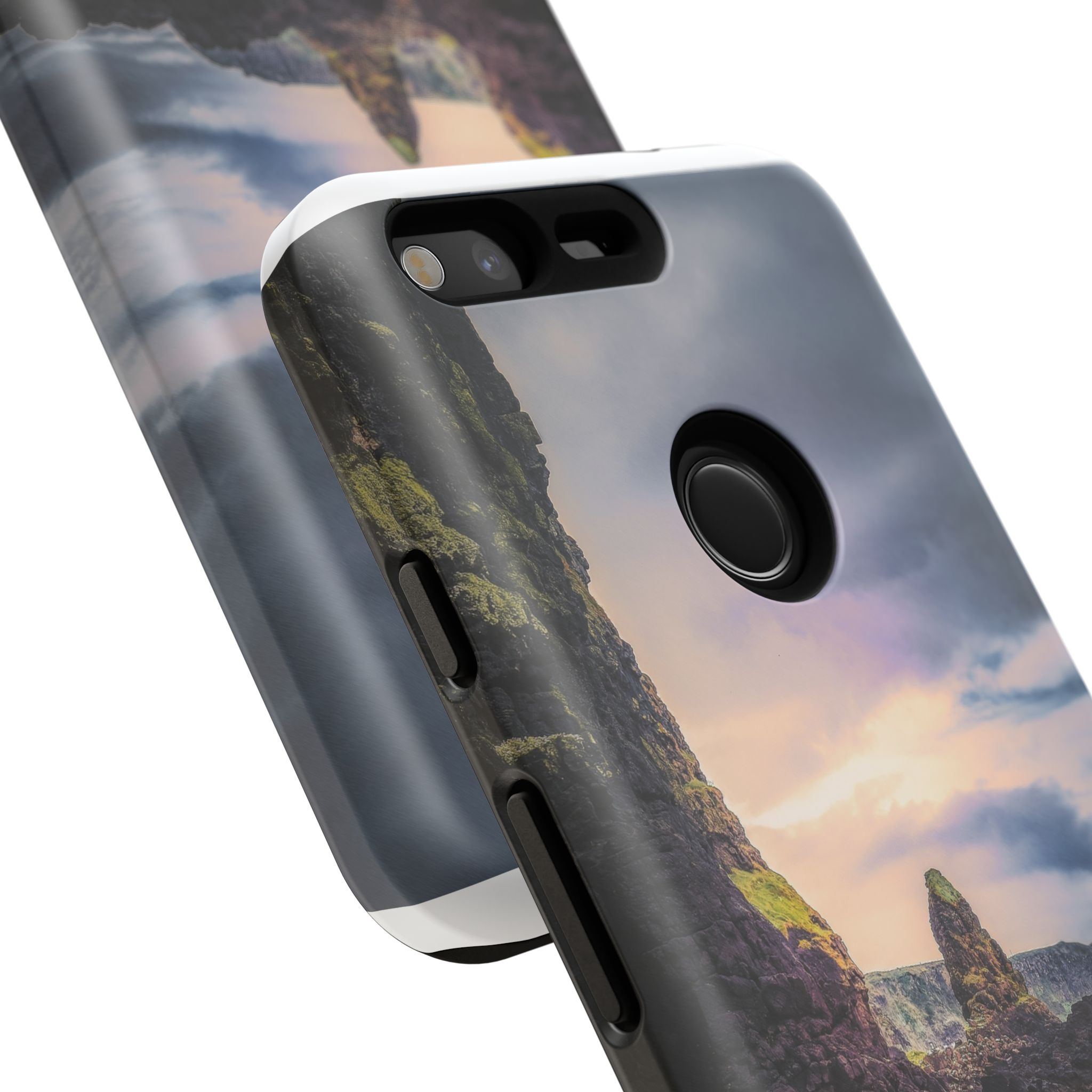 Mystic Cliff Tough Cases - Scandinavian-Modern Coastal Twilight - Image 235