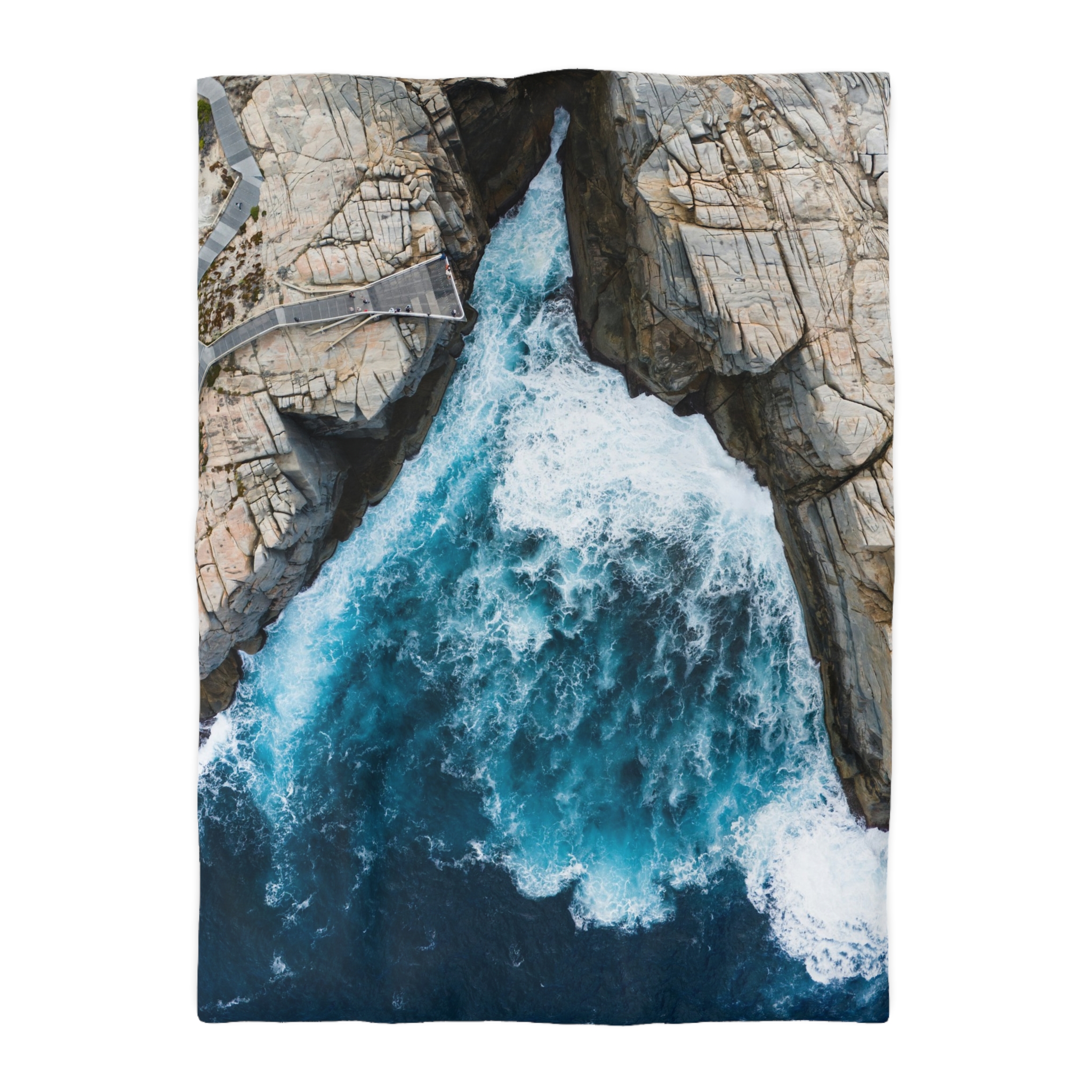 Coastal-Cliff Duvet Cover - Scandinavian-Seaside Storm - Image 10