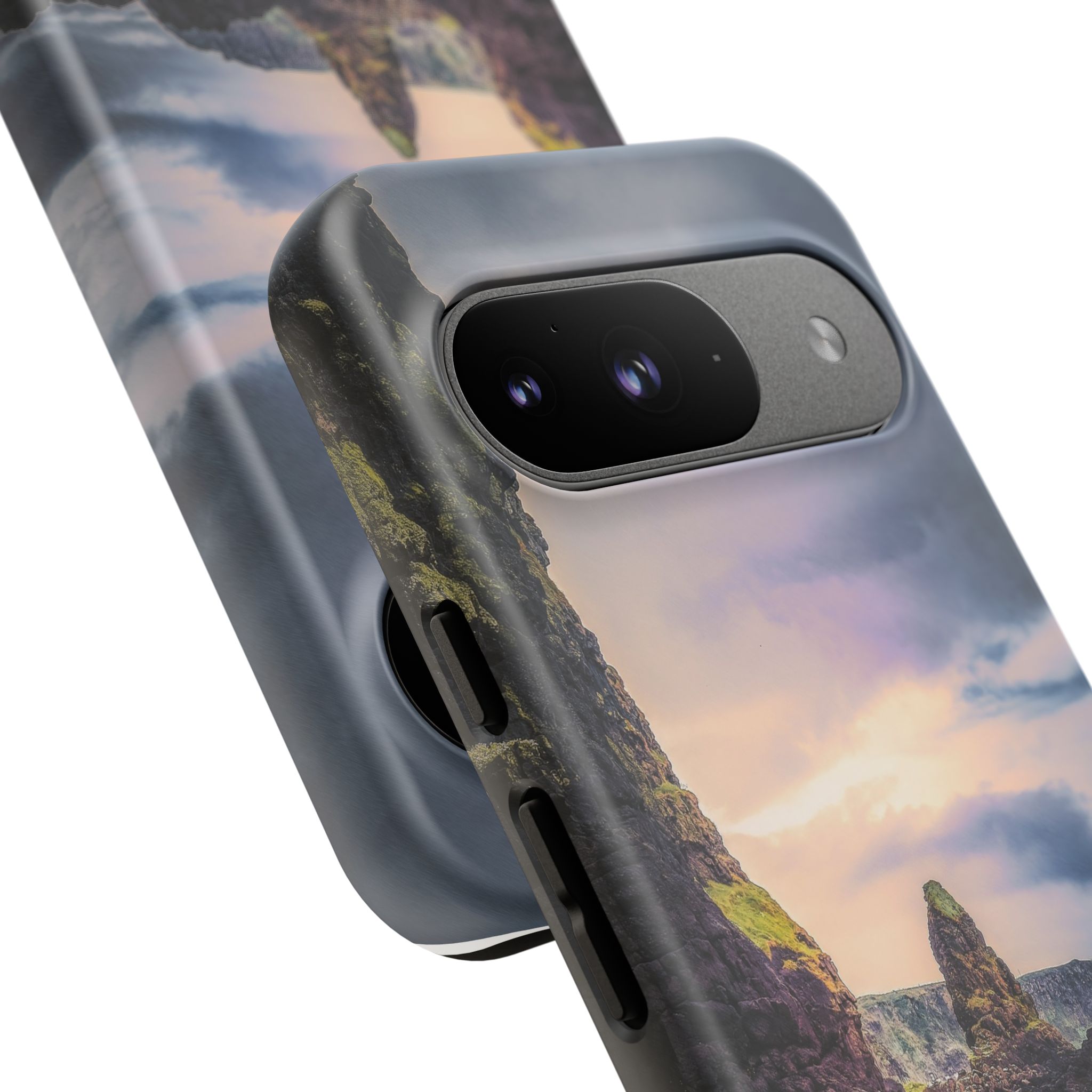 Mystic Cliff Tough Cases - Scandinavian-Modern Coastal Twilight - Image 157