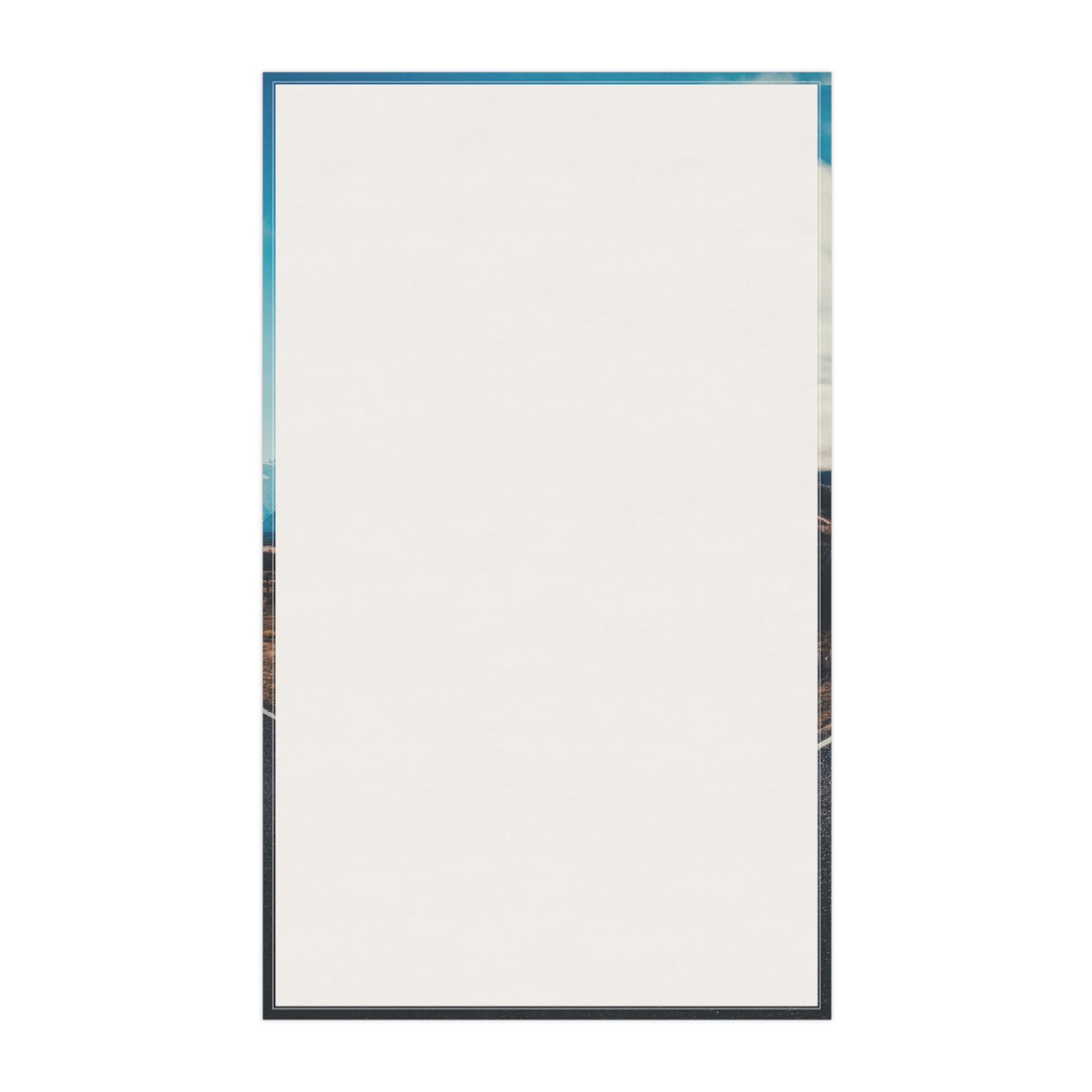 Alpine Horizon Tea Towel - Cinematic-Vista Roadscape - Image 7