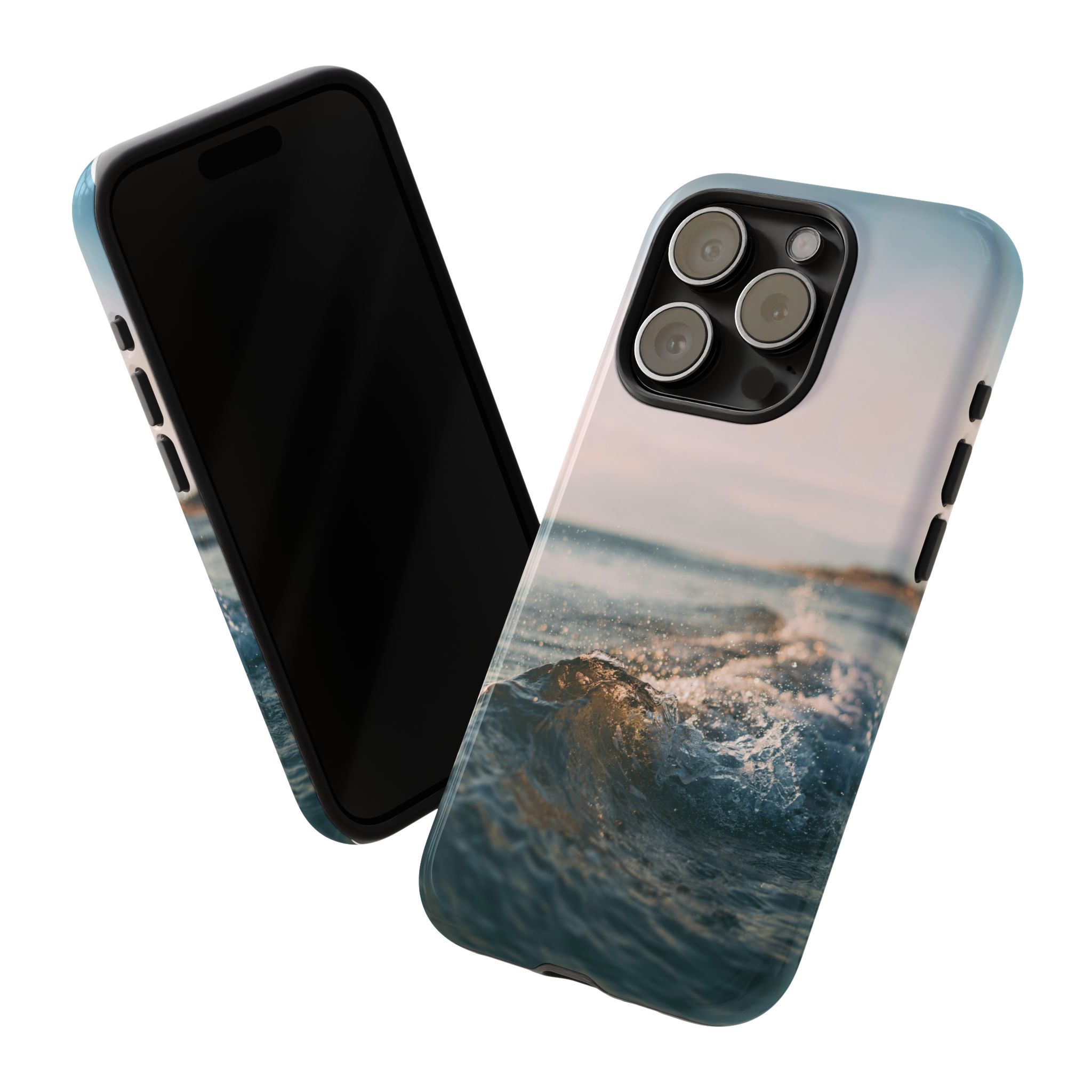 Coastal Wave Tough Cases - Scandinavian-Seaside Serenity - Image 70