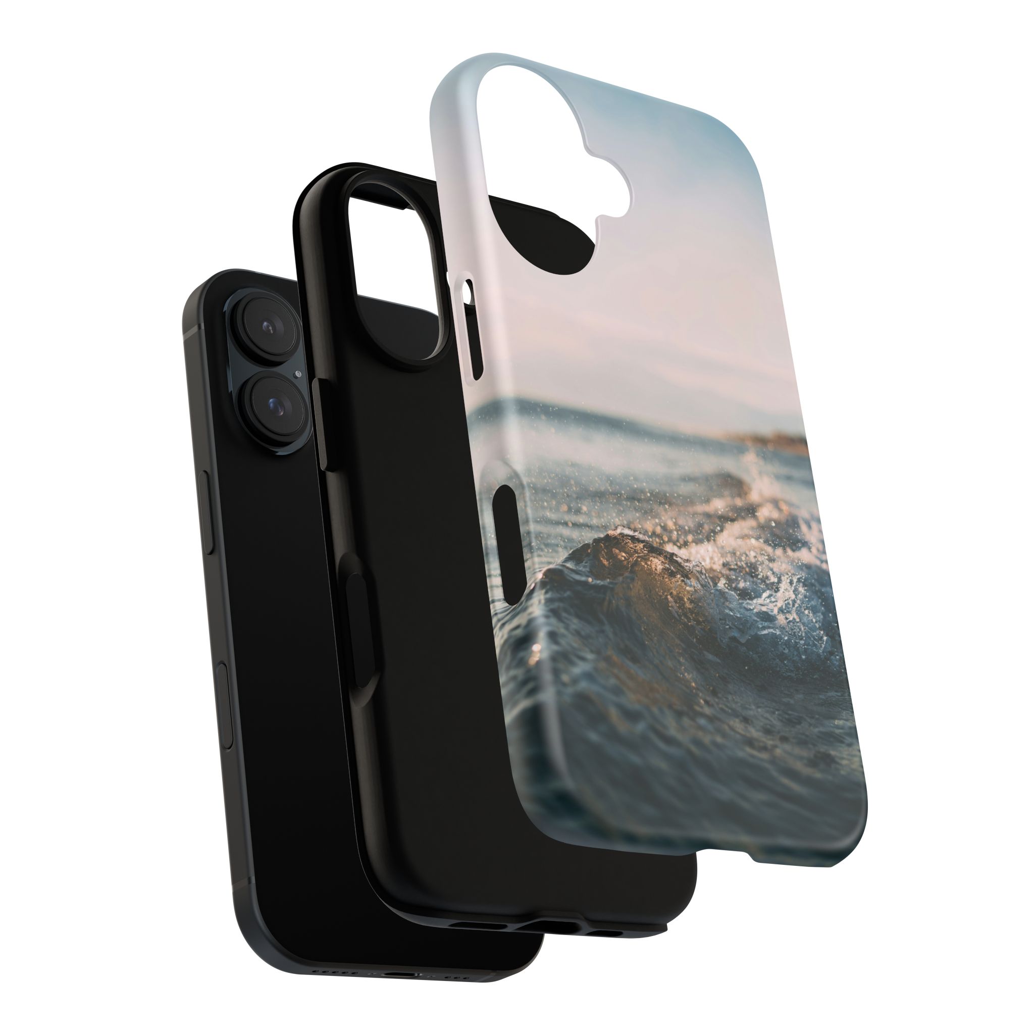 Coastal Wave Tough Cases - Scandinavian-Seaside Serenity - Image 127