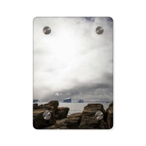 Polar-Iceberg Acrylic Wall Art - Scandinavian-Midnight Fjord