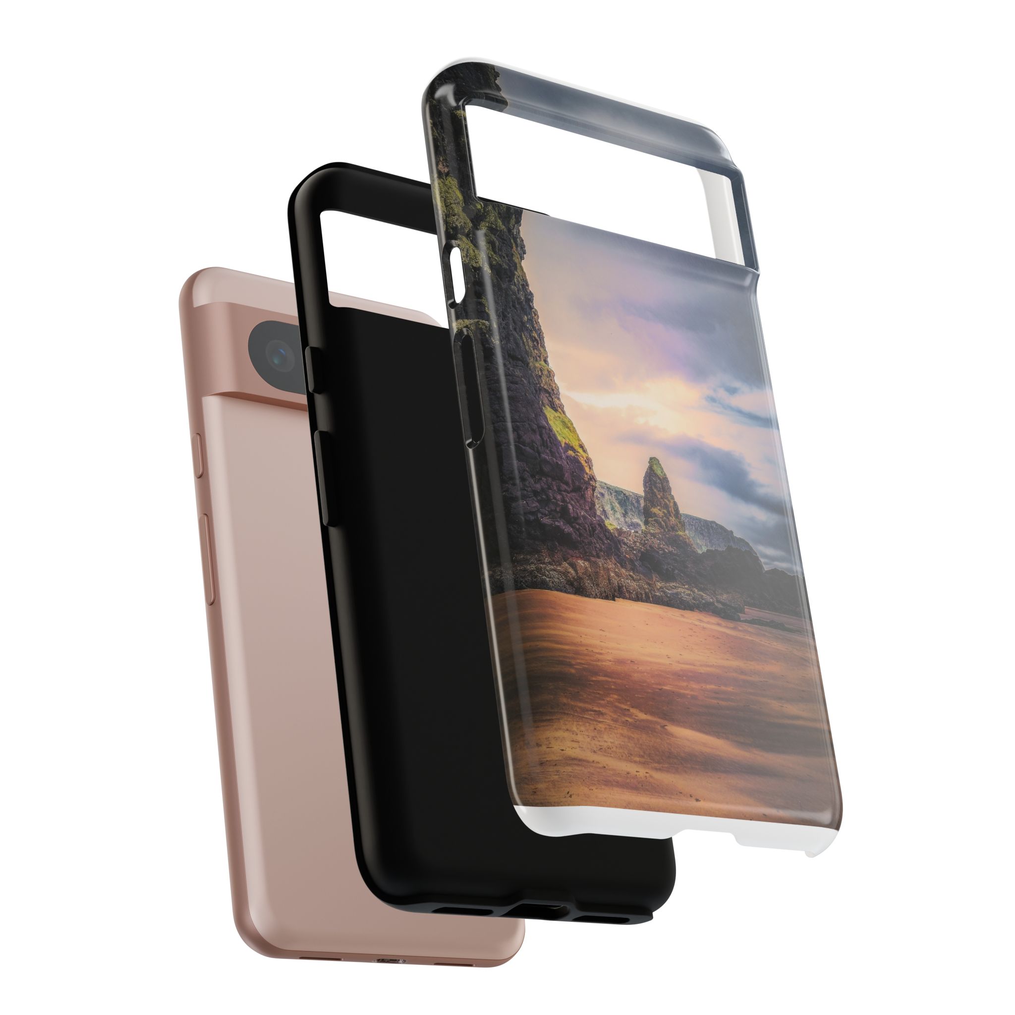 Mystic Cliff Tough Cases - Scandinavian-Modern Coastal Twilight - Image 116