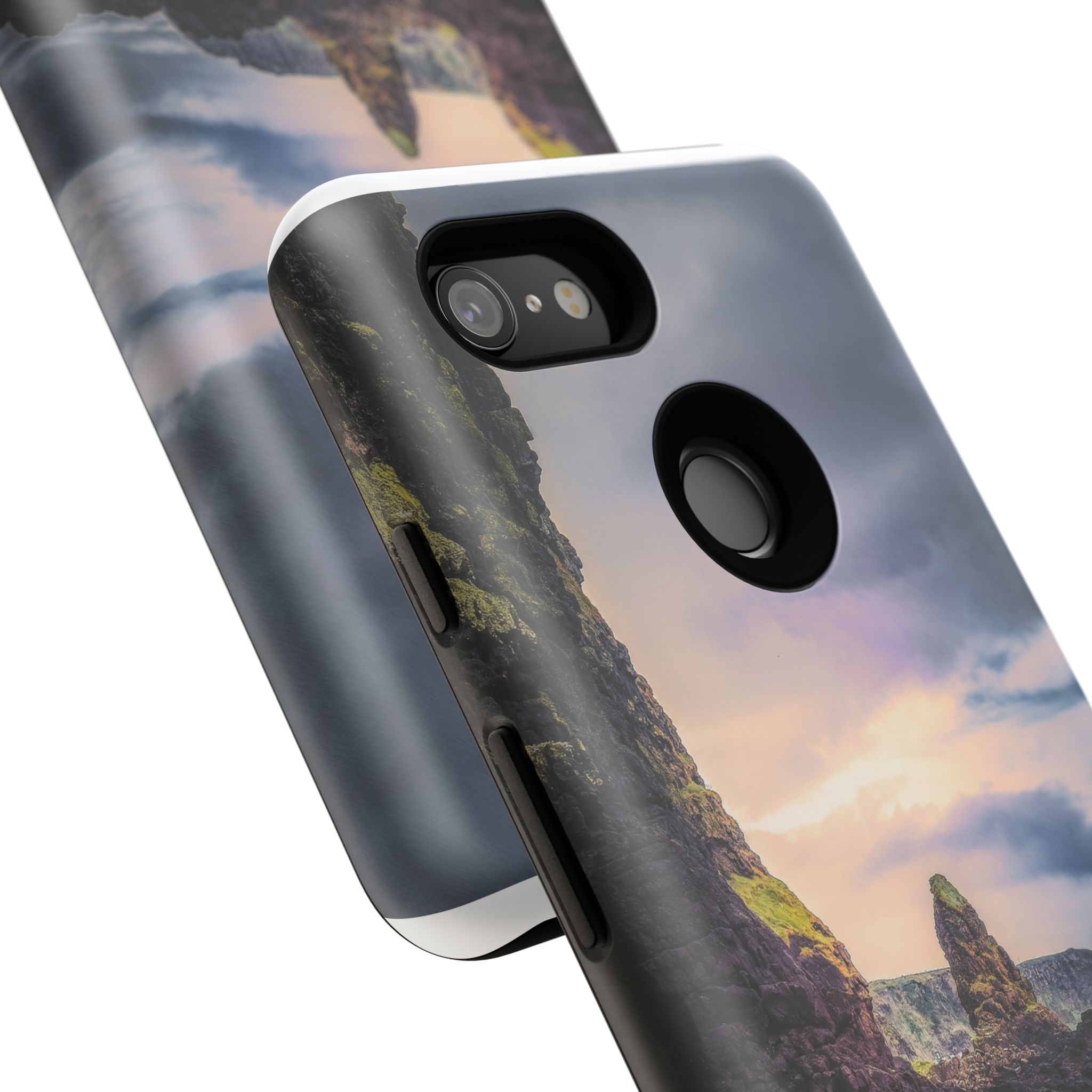 Mystic Cliff Tough Cases - Scandinavian-Modern Coastal Twilight - Image 187