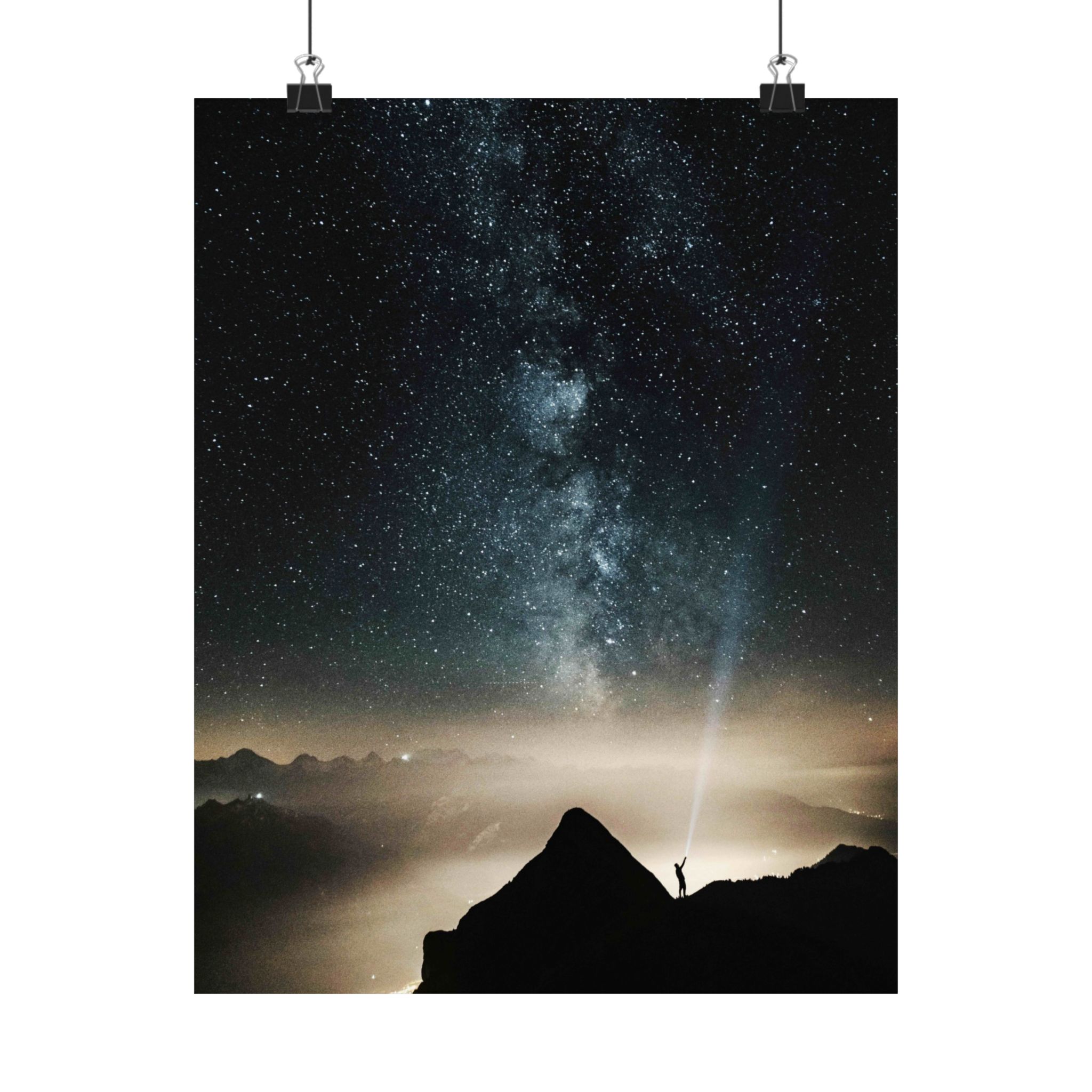 Mystic Galaxy Matte Vertical Poster - Nocturnal-Starlight Exploration - Image 5