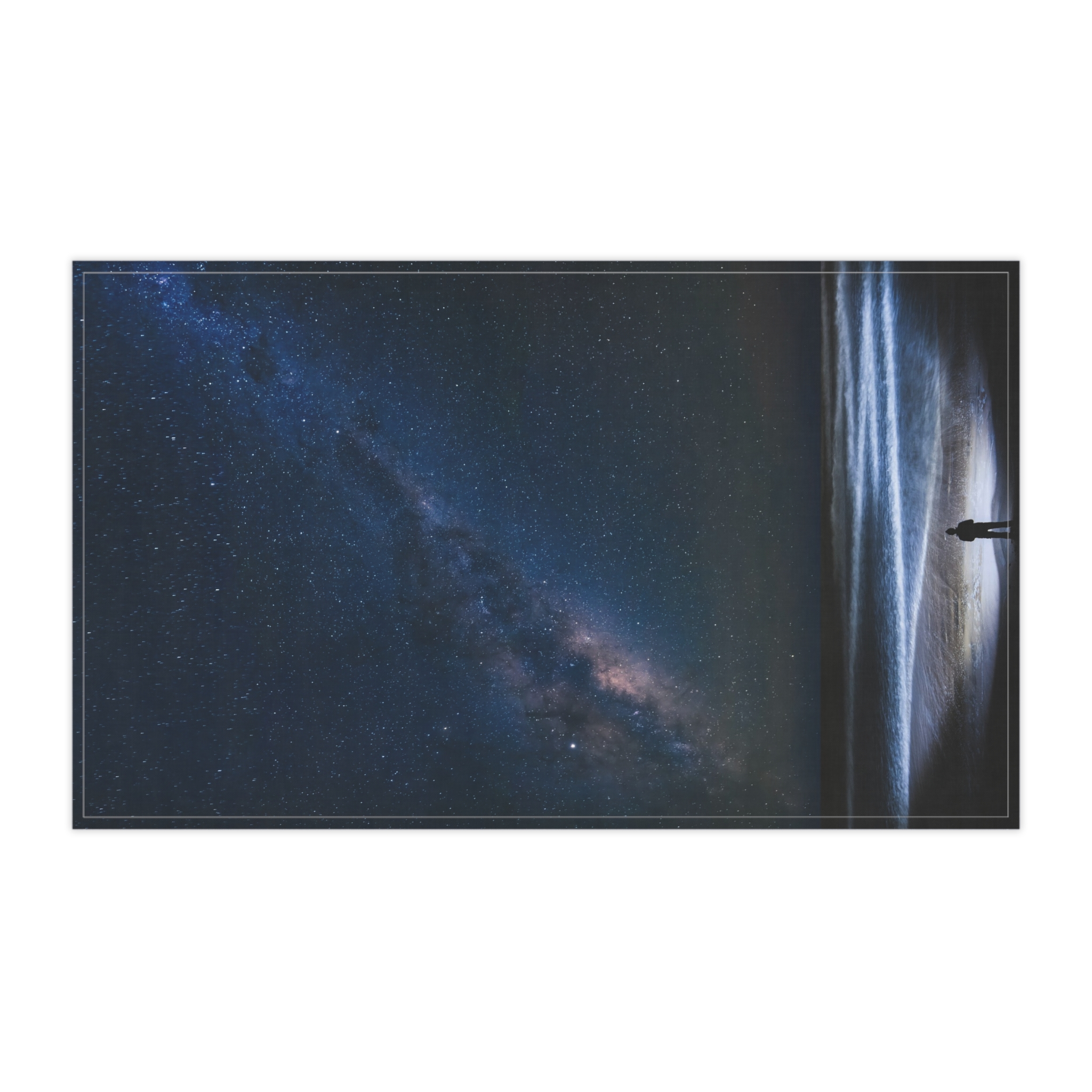 Cosmic Ocean Tea Towel - Starry-Night Horizon Glow - Image 3