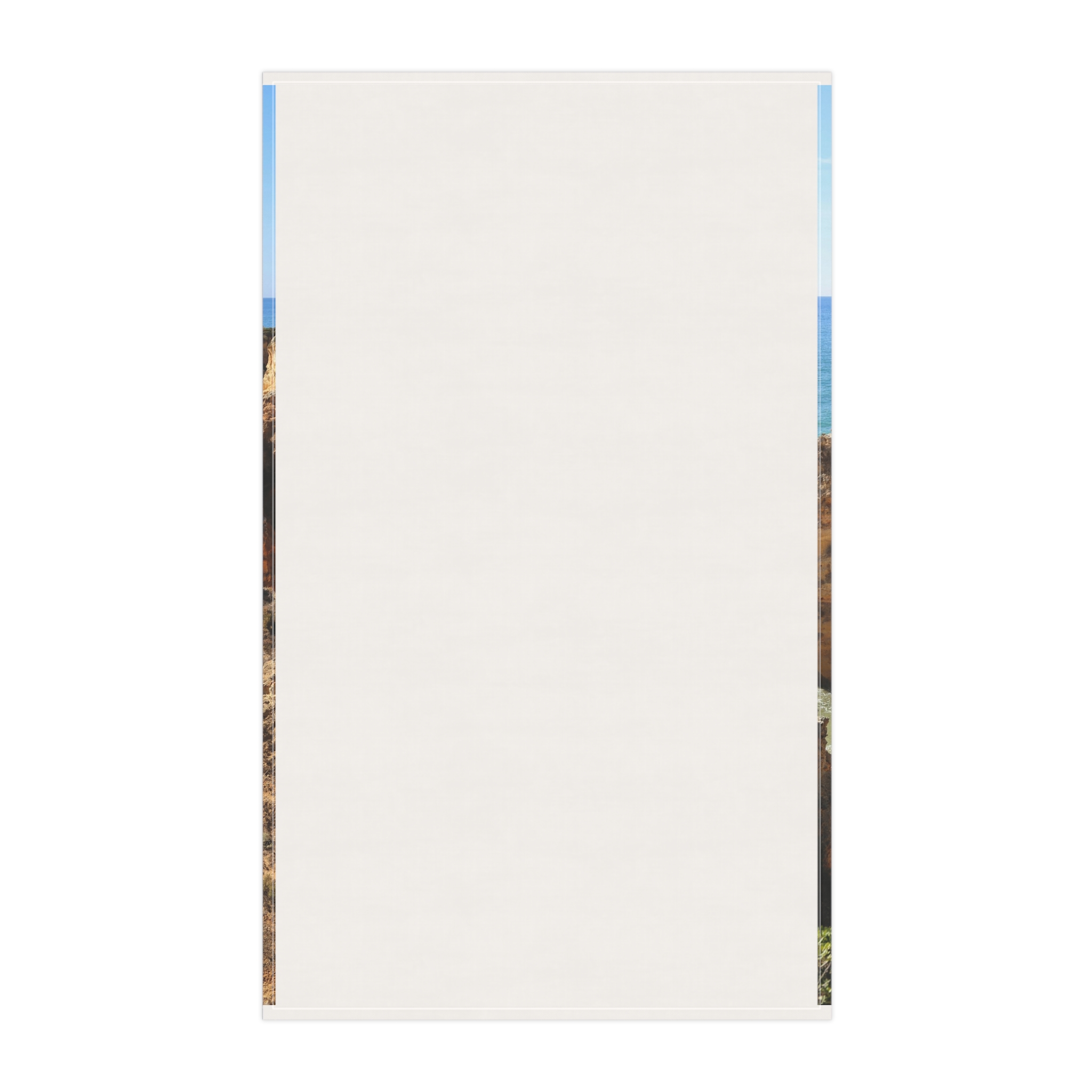 Sunlit Coastline Tea Towel - Mediterranean-Terra Firma Vibe - Image 7