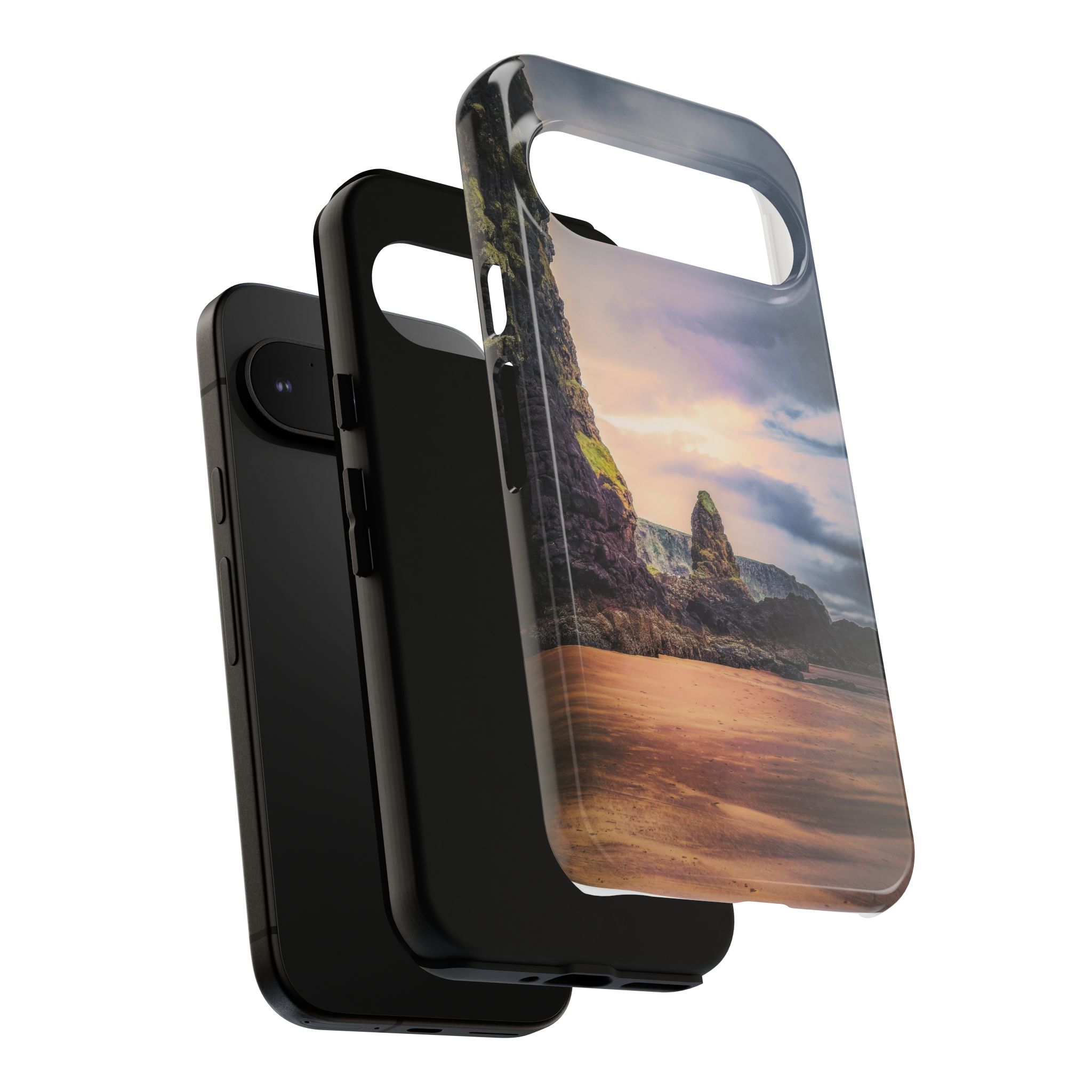 Mystic Cliff Tough Cases - Scandinavian-Modern Coastal Twilight - Image 155
