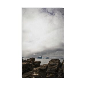 Polar-Iceberg Hand Towel - Scandinavian-Midnight Fjord