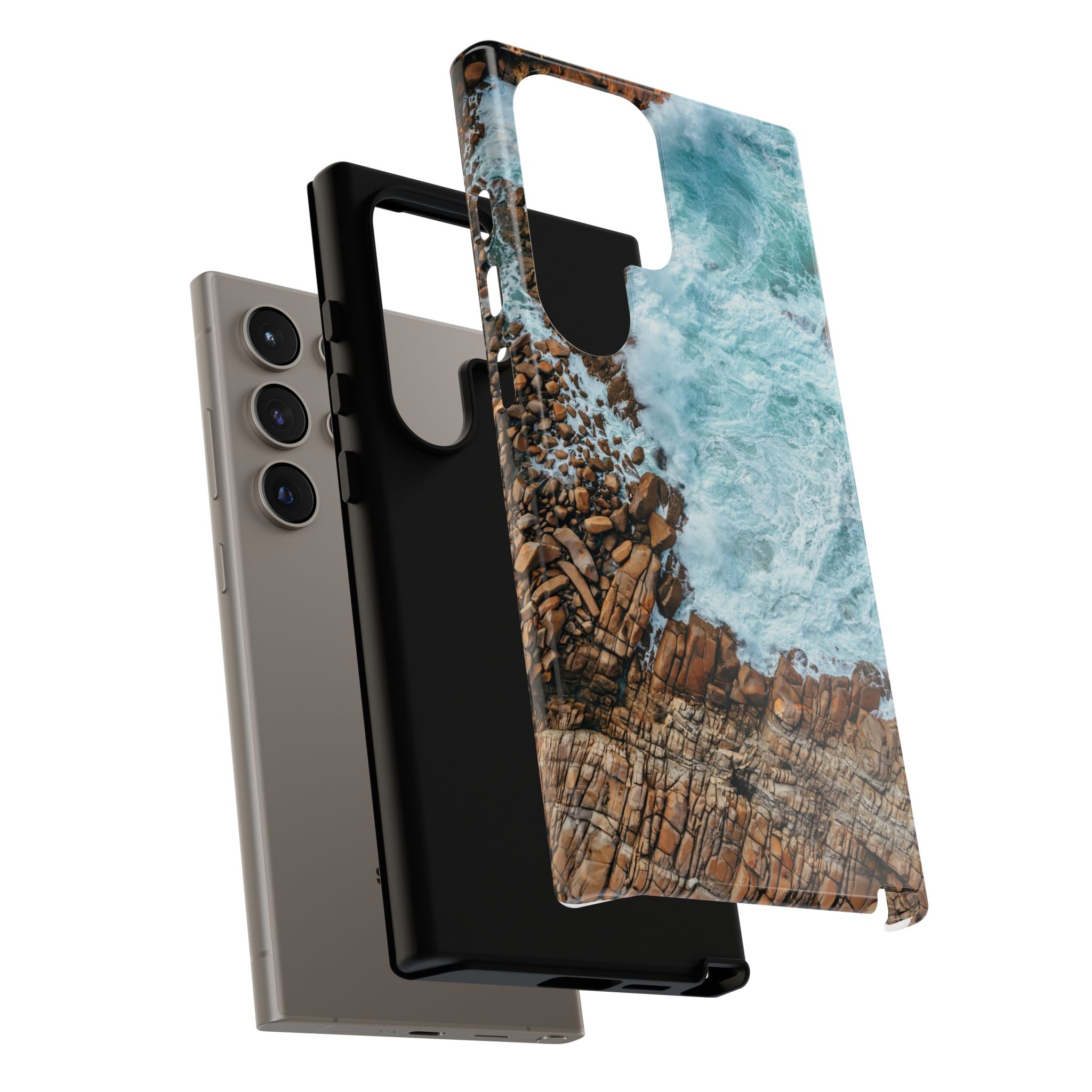 Coastal-Nautilus Tough Cases - Scandinavian-Rustic Shoreline - Image 100