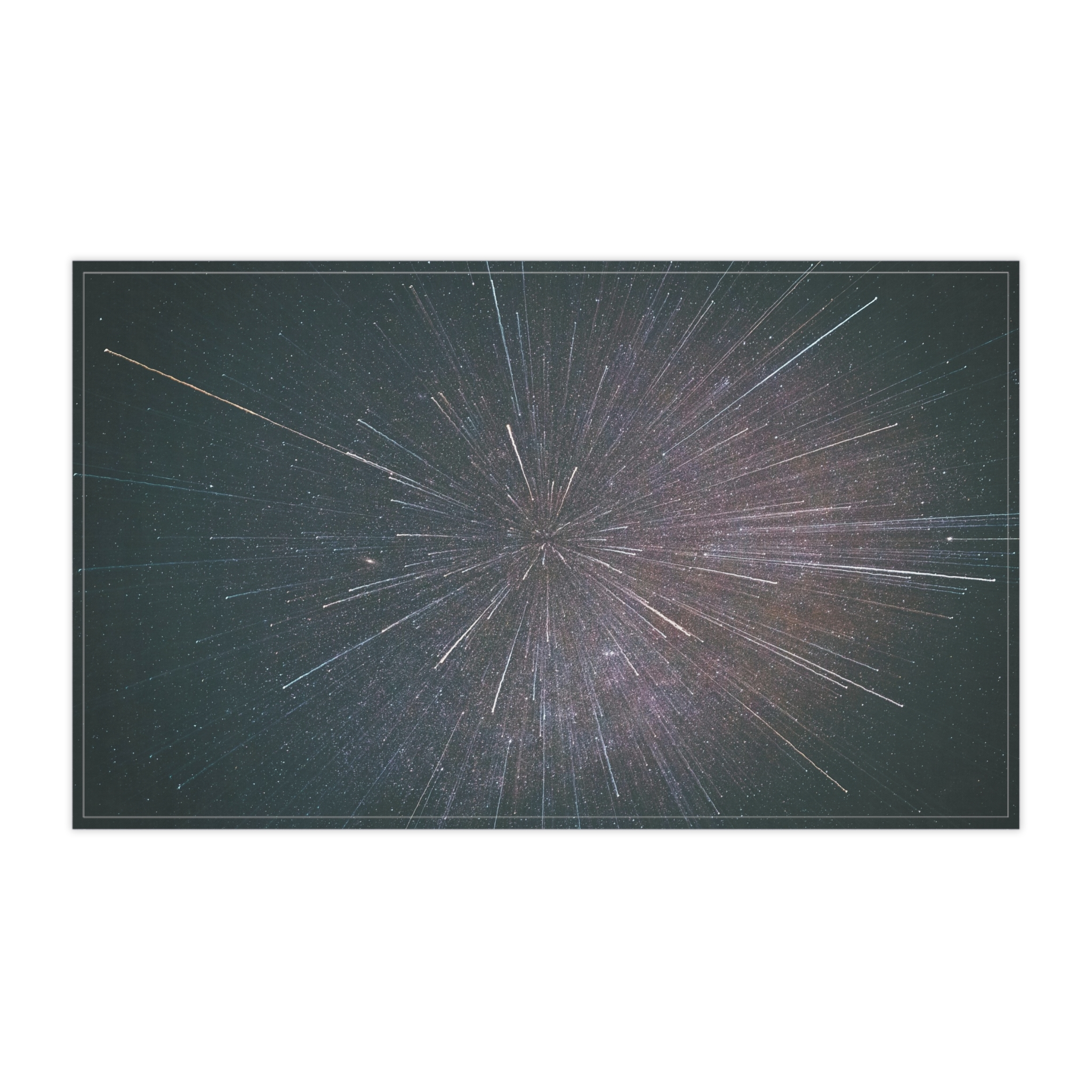 Nebula Burst Tea Towel - Cosmic-Glitch Star Field - Image 6