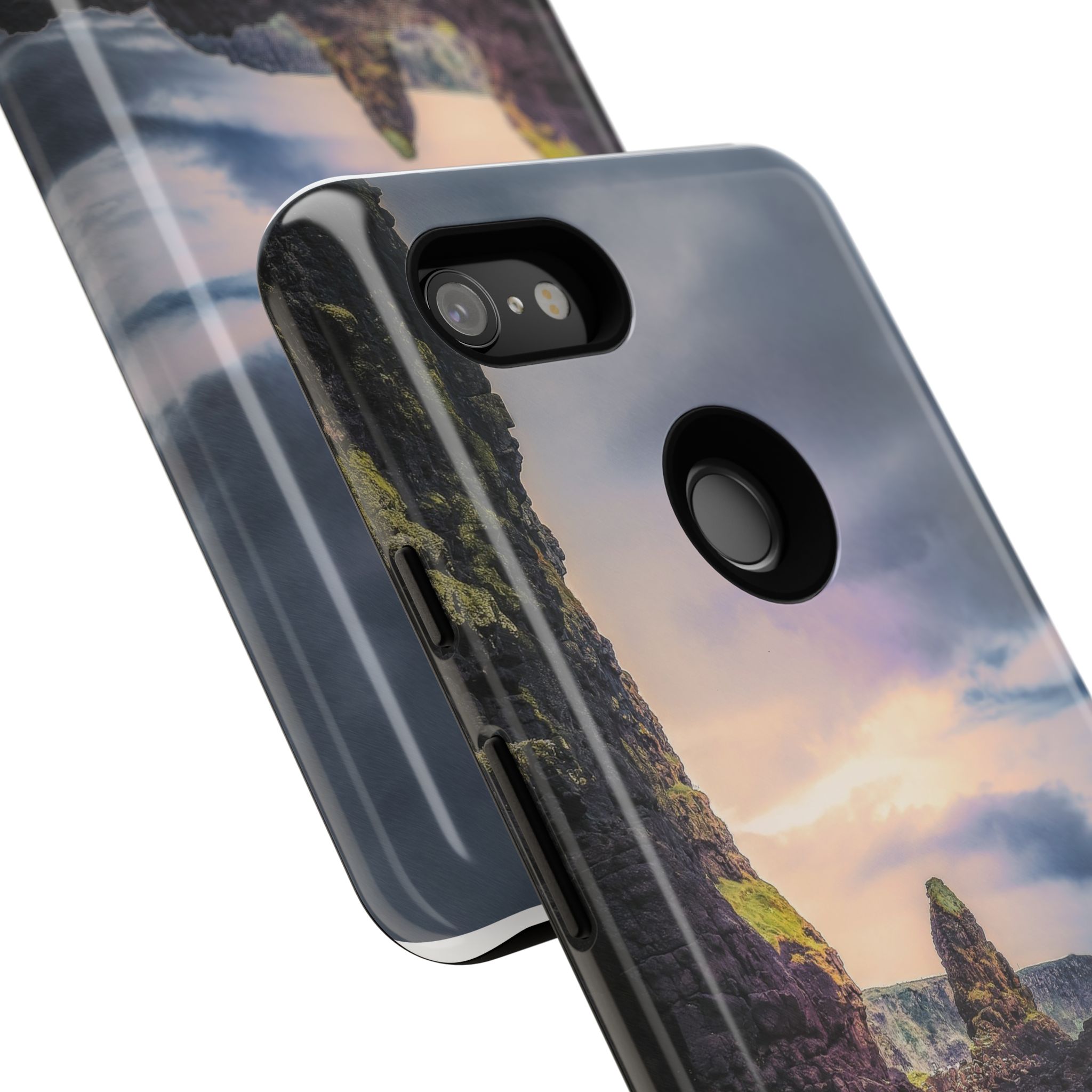 Mystic Cliff Tough Cases - Scandinavian-Modern Coastal Twilight - Image 190