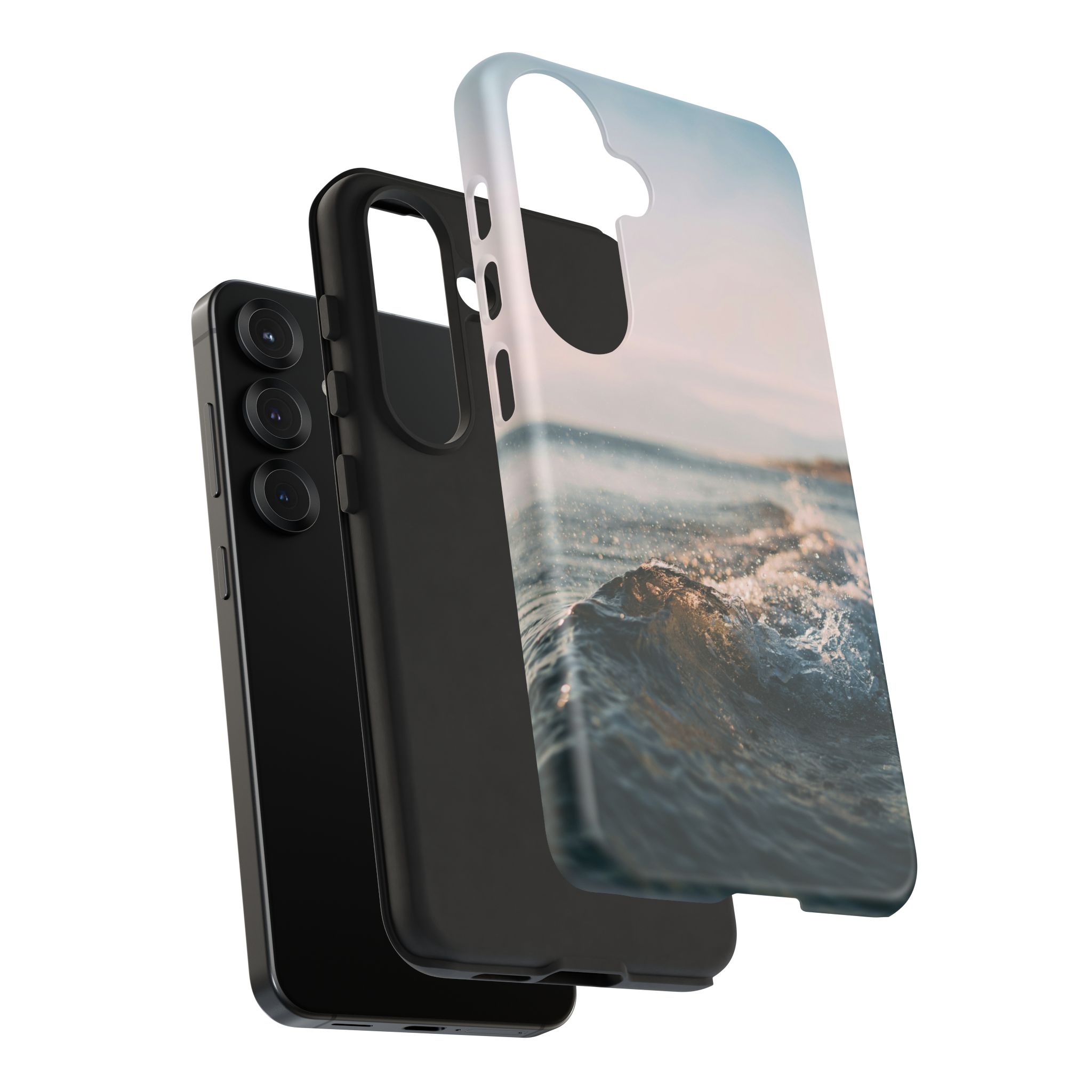 Coastal Wave Tough Cases - Scandinavian-Seaside Serenity - Image 250