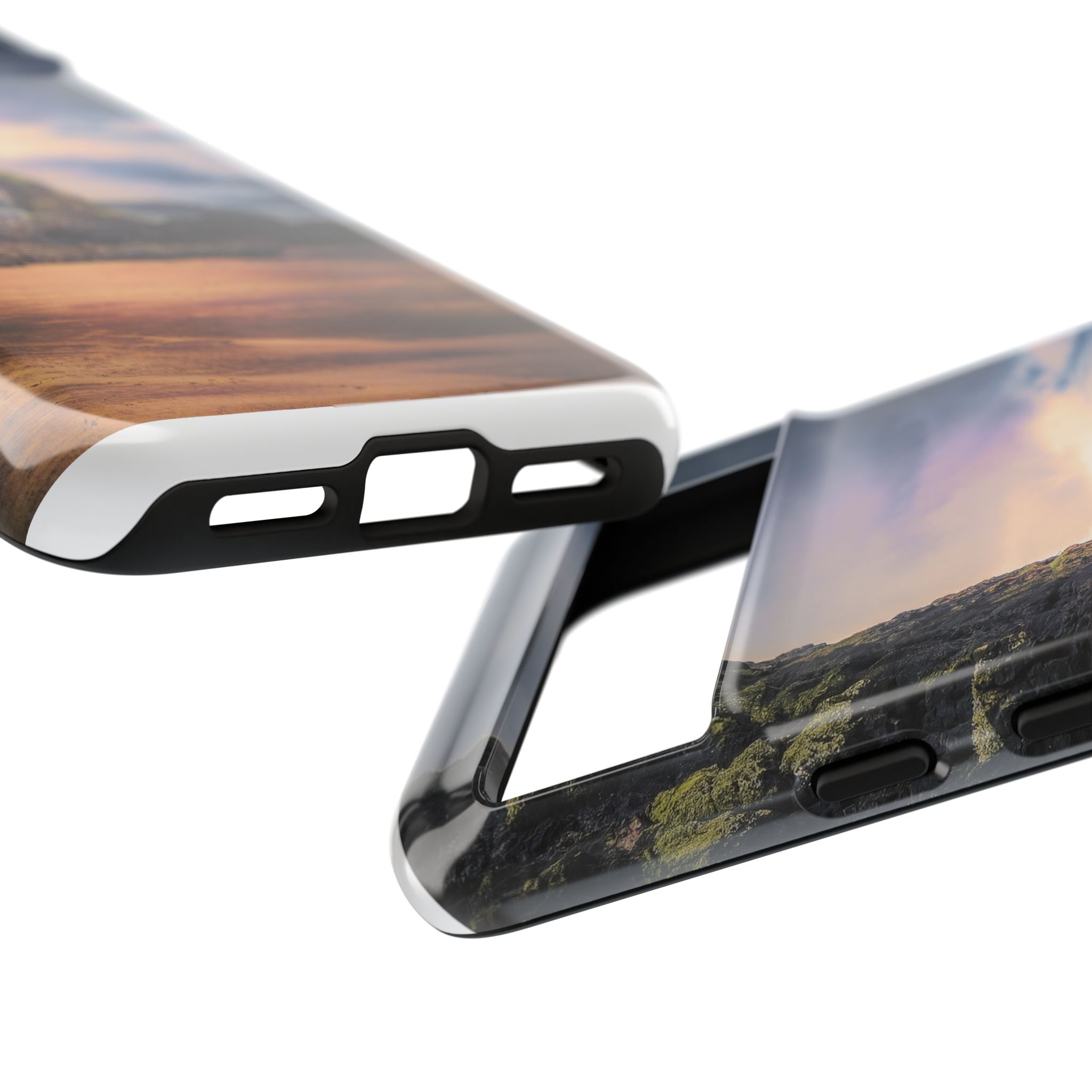 Mystic Cliff Tough Cases - Scandinavian-Modern Coastal Twilight - Image 115