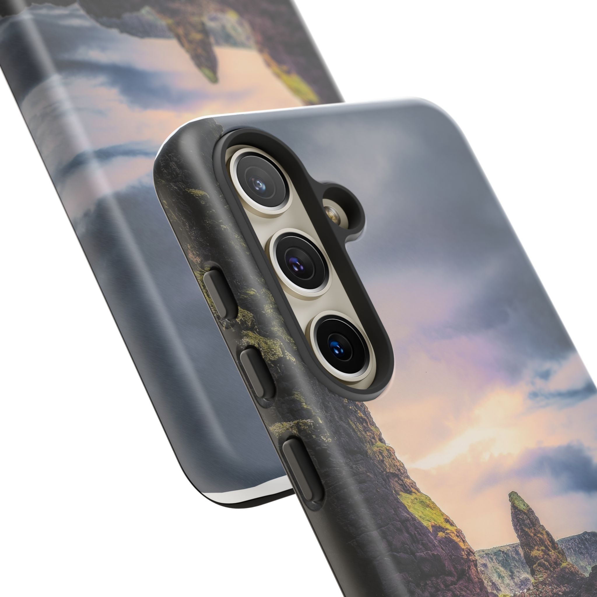 Mystic Cliff Tough Cases - Scandinavian-Modern Coastal Twilight - Image 86