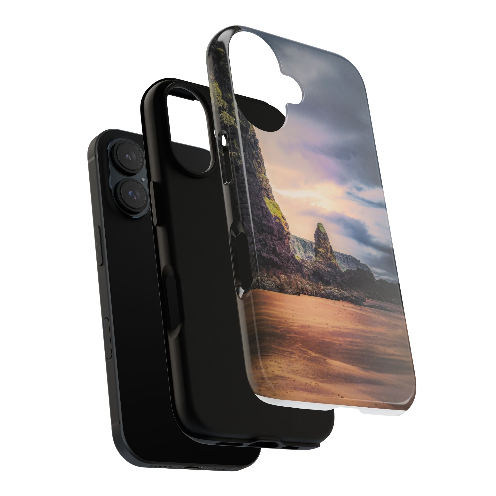 Mystic Cliff Tough Cases - Scandinavian-Modern Coastal Twilight - Image 123