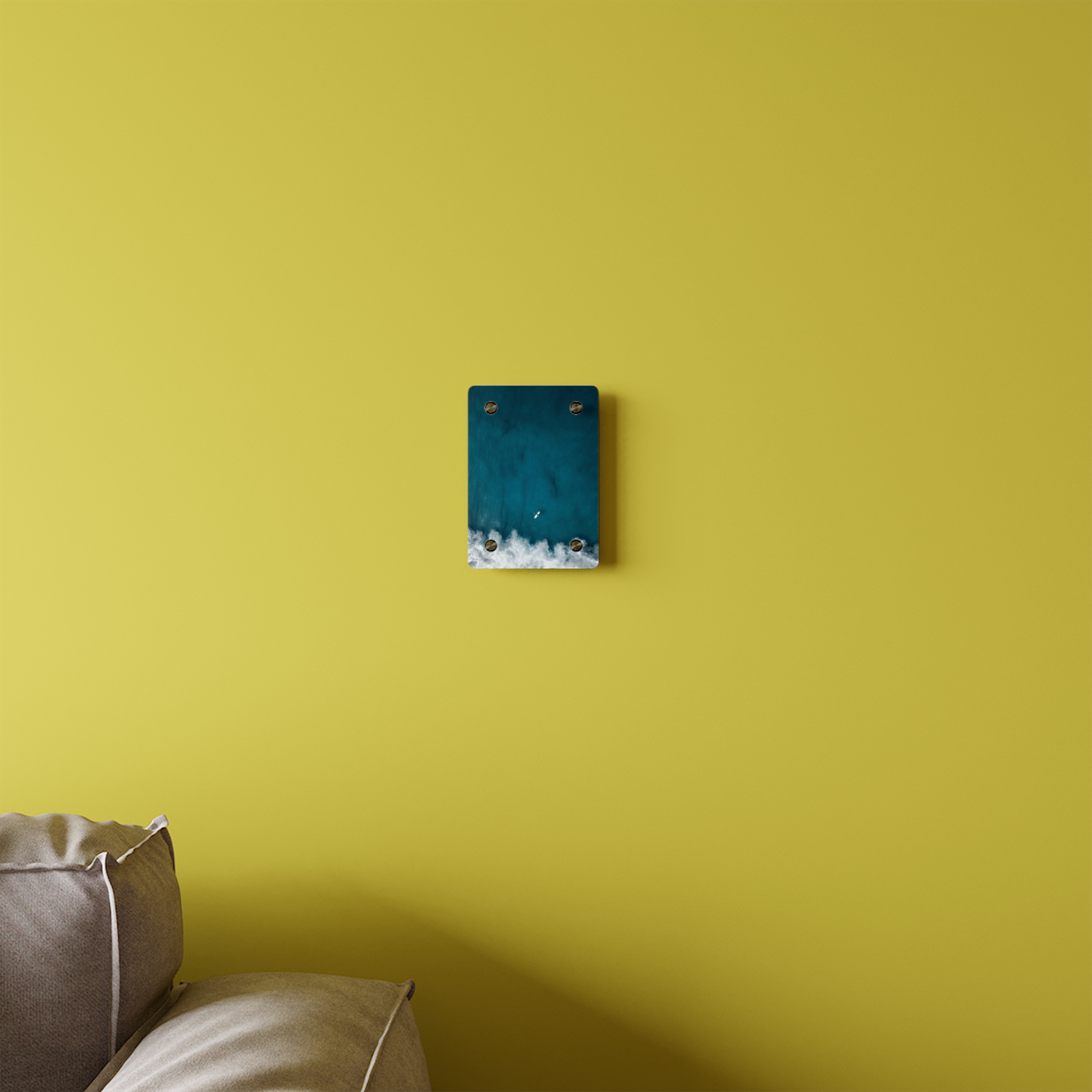 Oceanic Surfer Acrylic Wall Art - Coastal-Modern Deep Sea - Image 4