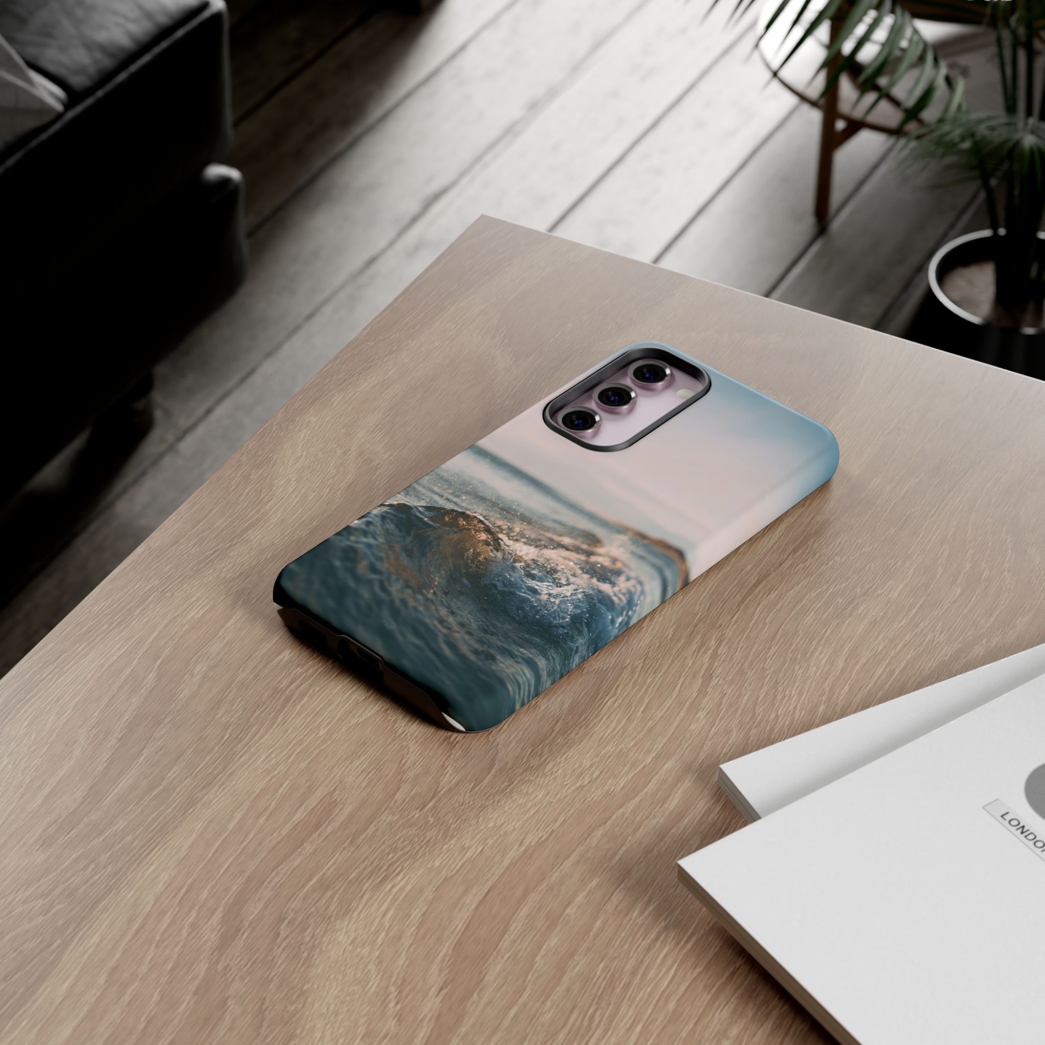 Coastal Wave Tough Cases - Scandinavian-Seaside Serenity - Image 32