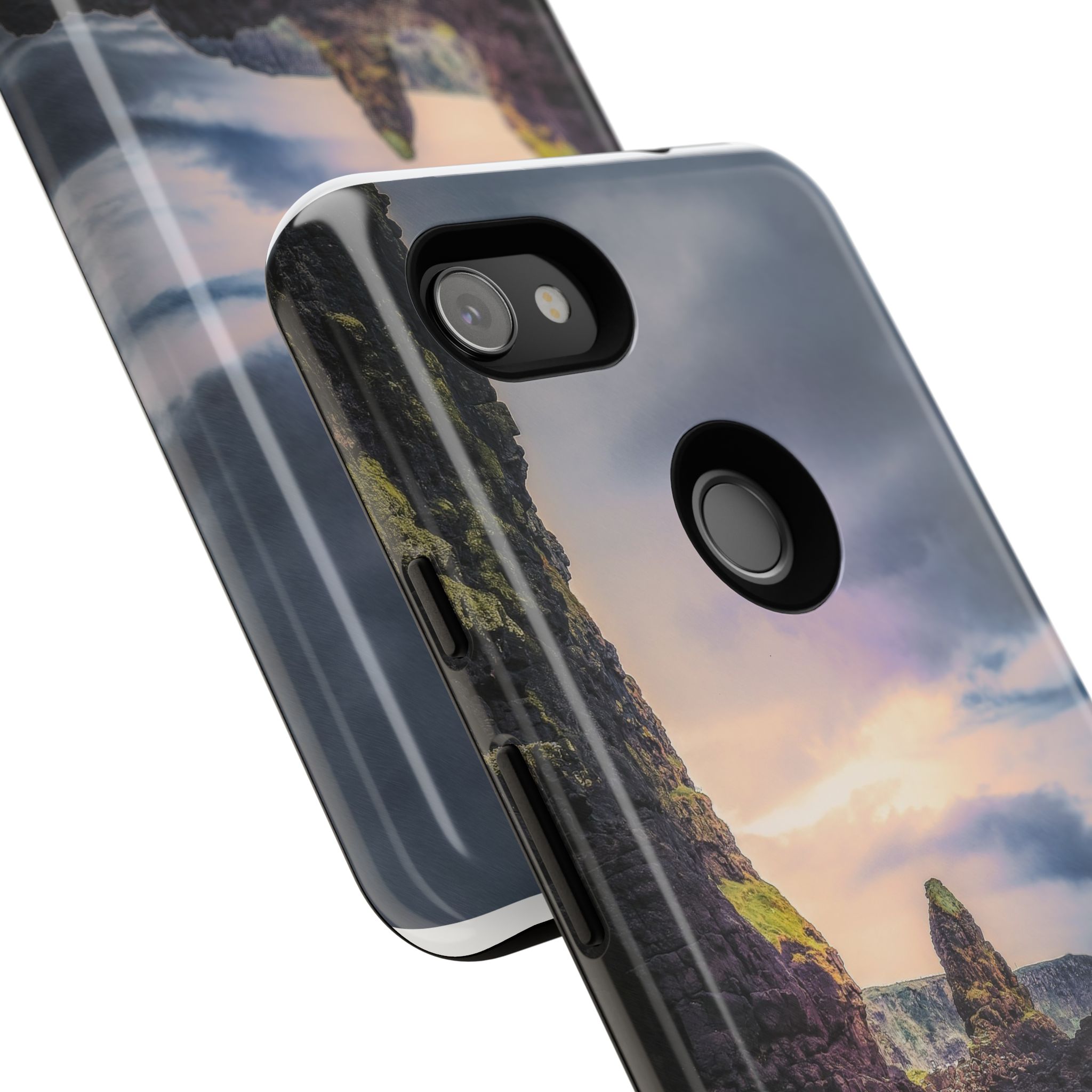 Mystic Cliff Tough Cases - Scandinavian-Modern Coastal Twilight - Image 202