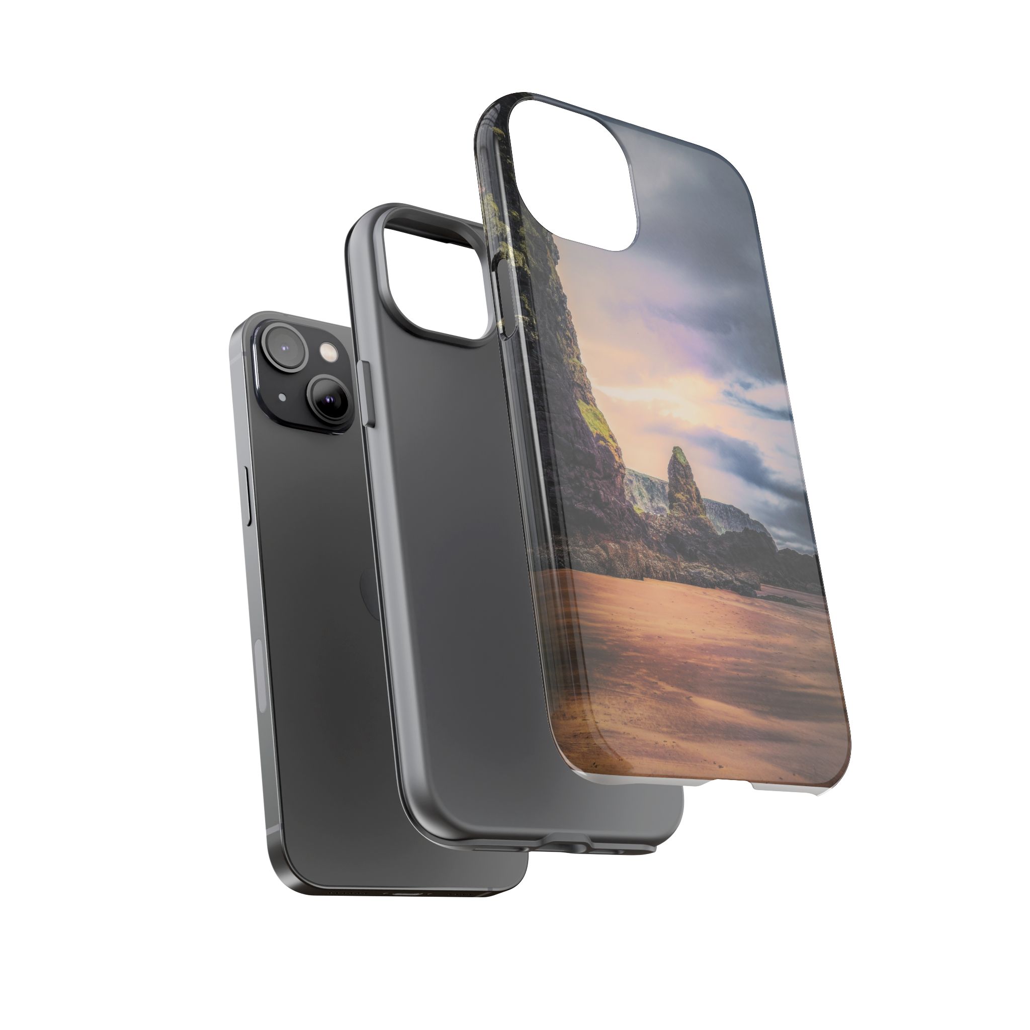 Mystic Cliff Tough Cases - Scandinavian-Modern Coastal Twilight - Image 3