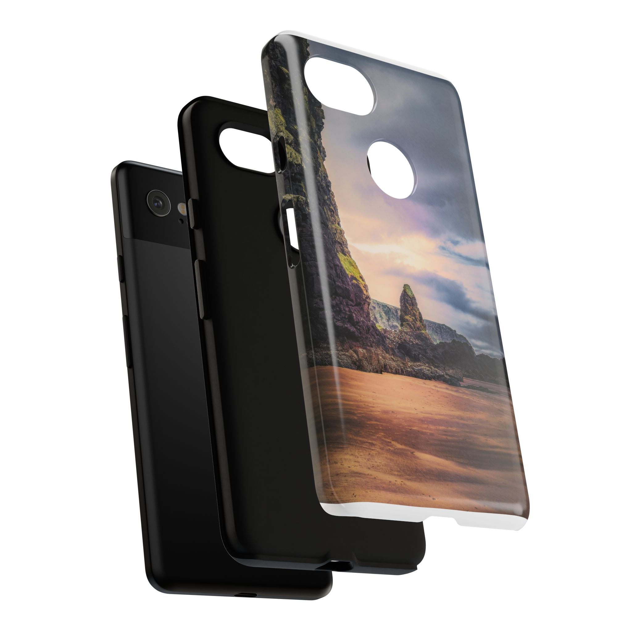 Mystic Cliff Tough Cases - Scandinavian-Modern Coastal Twilight - Image 179