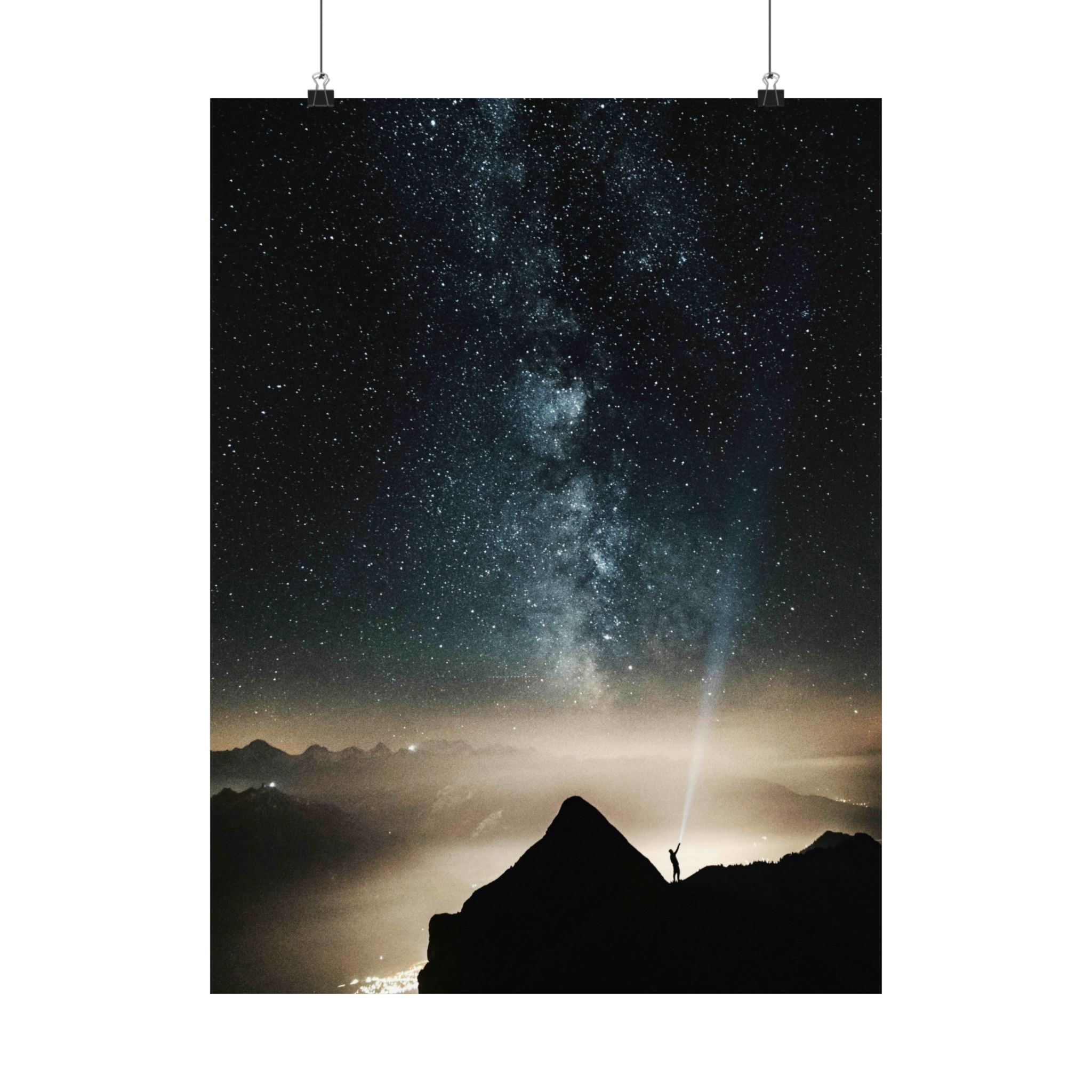 Mystic Galaxy Matte Vertical Poster - Nocturnal-Starlight Exploration - Image 17