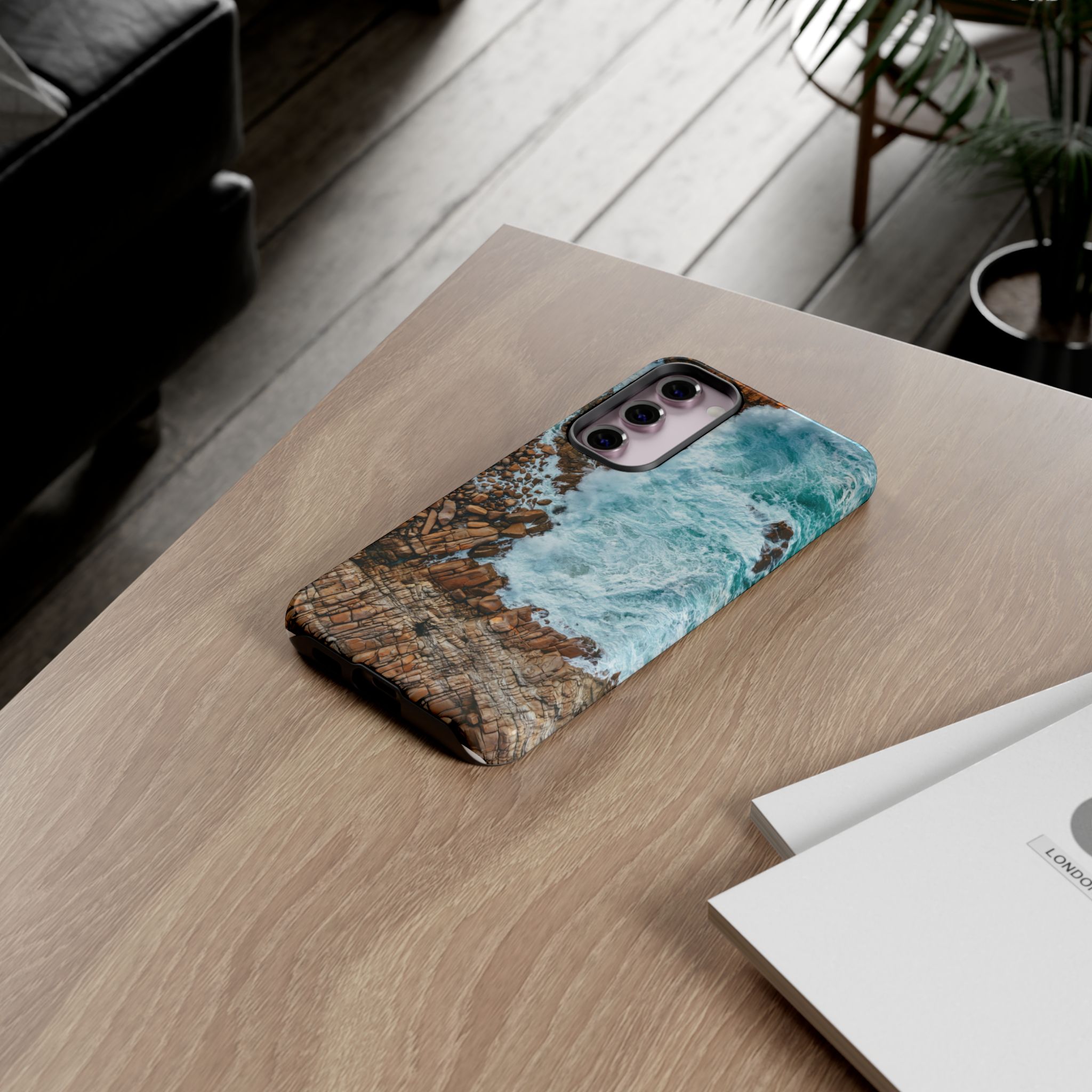 Coastal-Nautilus Tough Cases - Scandinavian-Rustic Shoreline - Image 28