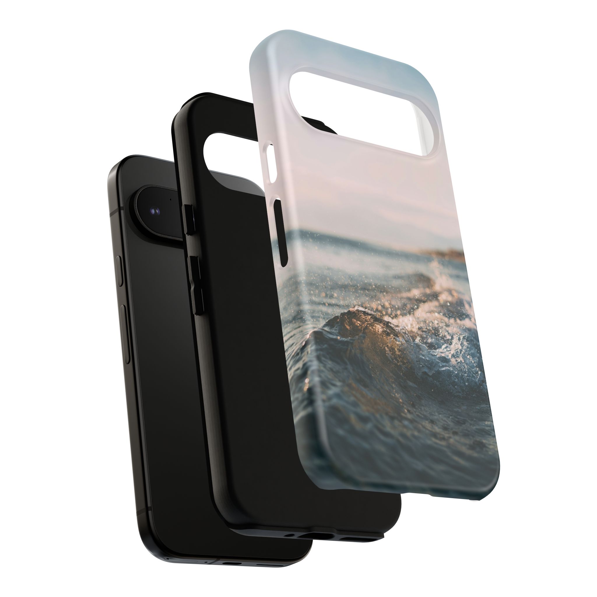Coastal Wave Tough Cases - Scandinavian-Seaside Serenity - Image 164