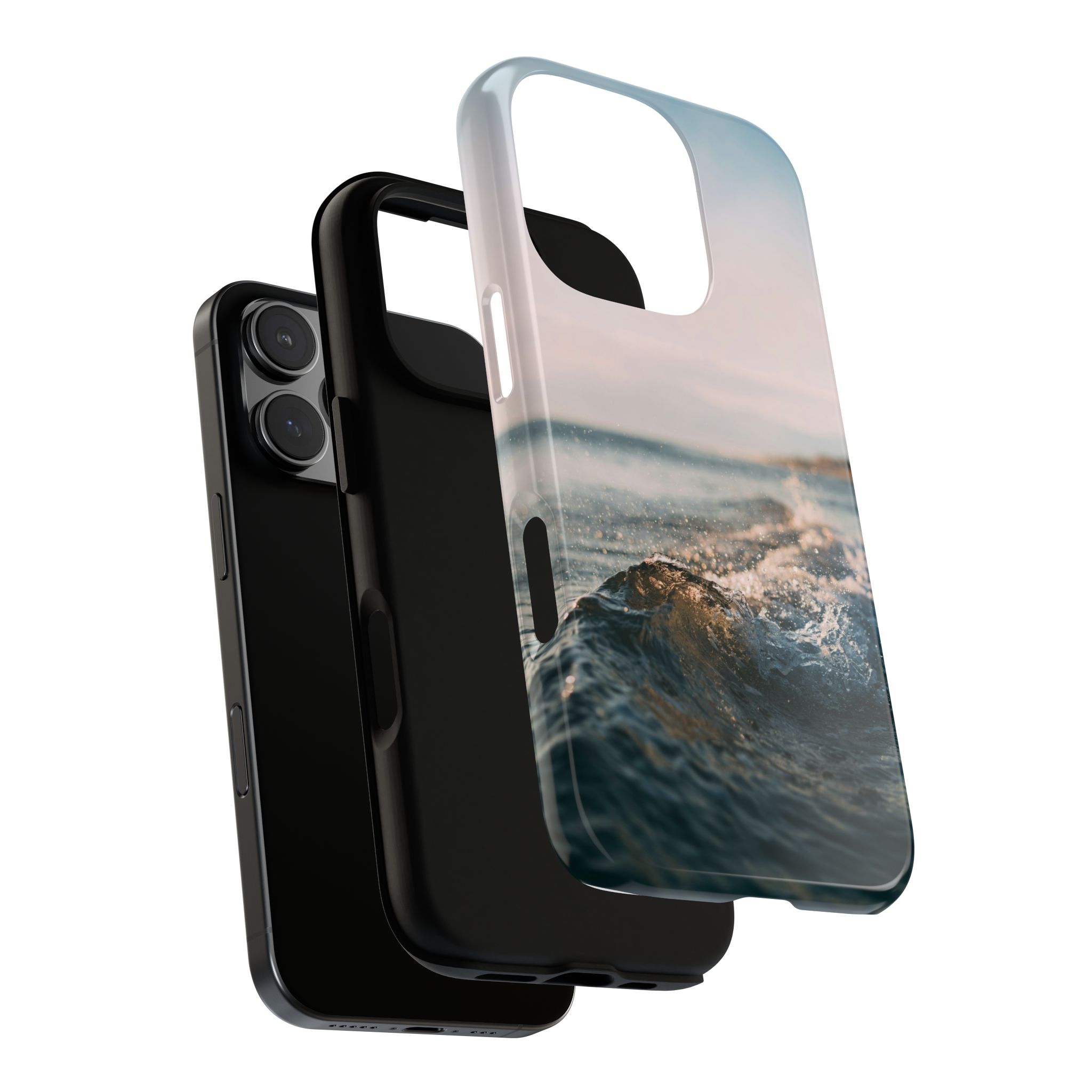 Coastal Wave Tough Cases - Scandinavian-Seaside Serenity - Image 139