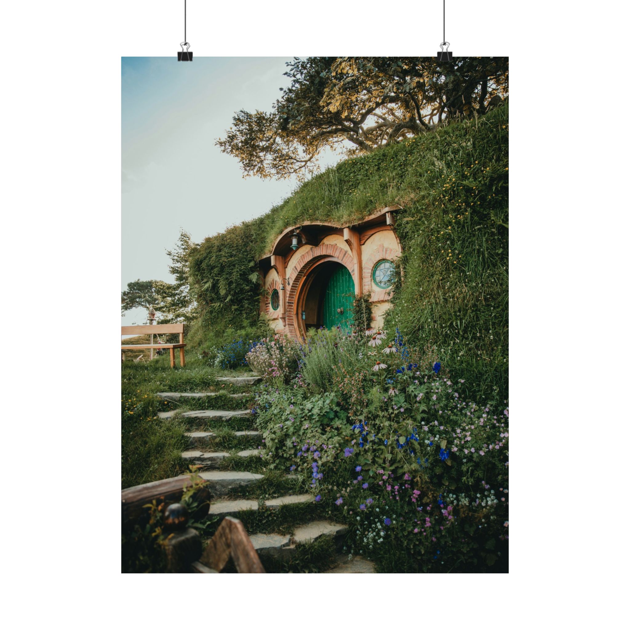 Cottagecore Hobbit Matte Vertical Poster - Botanical-Pathway Rustic-Charm - Image 17