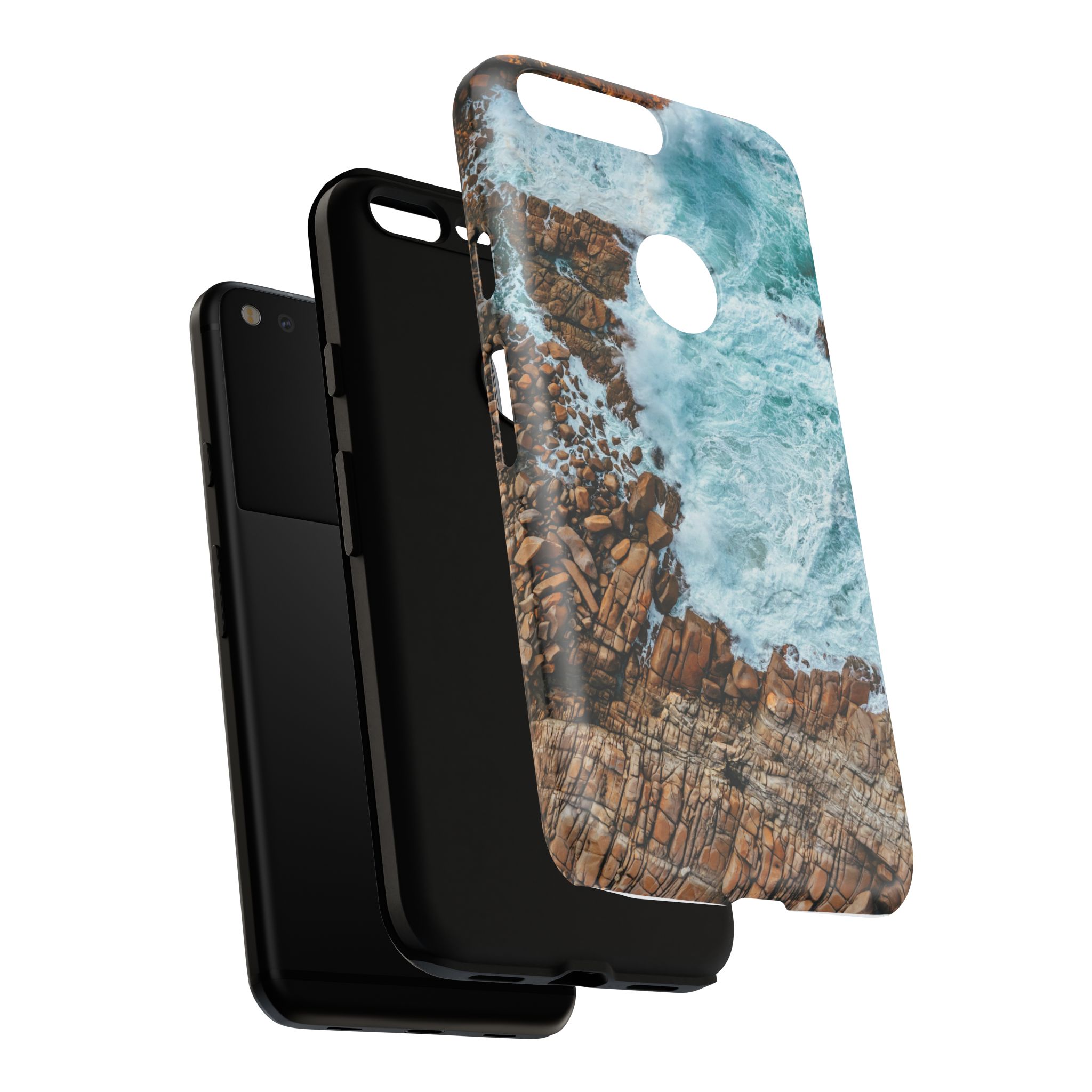 Coastal-Nautilus Tough Cases - Scandinavian-Rustic Shoreline - Image 242