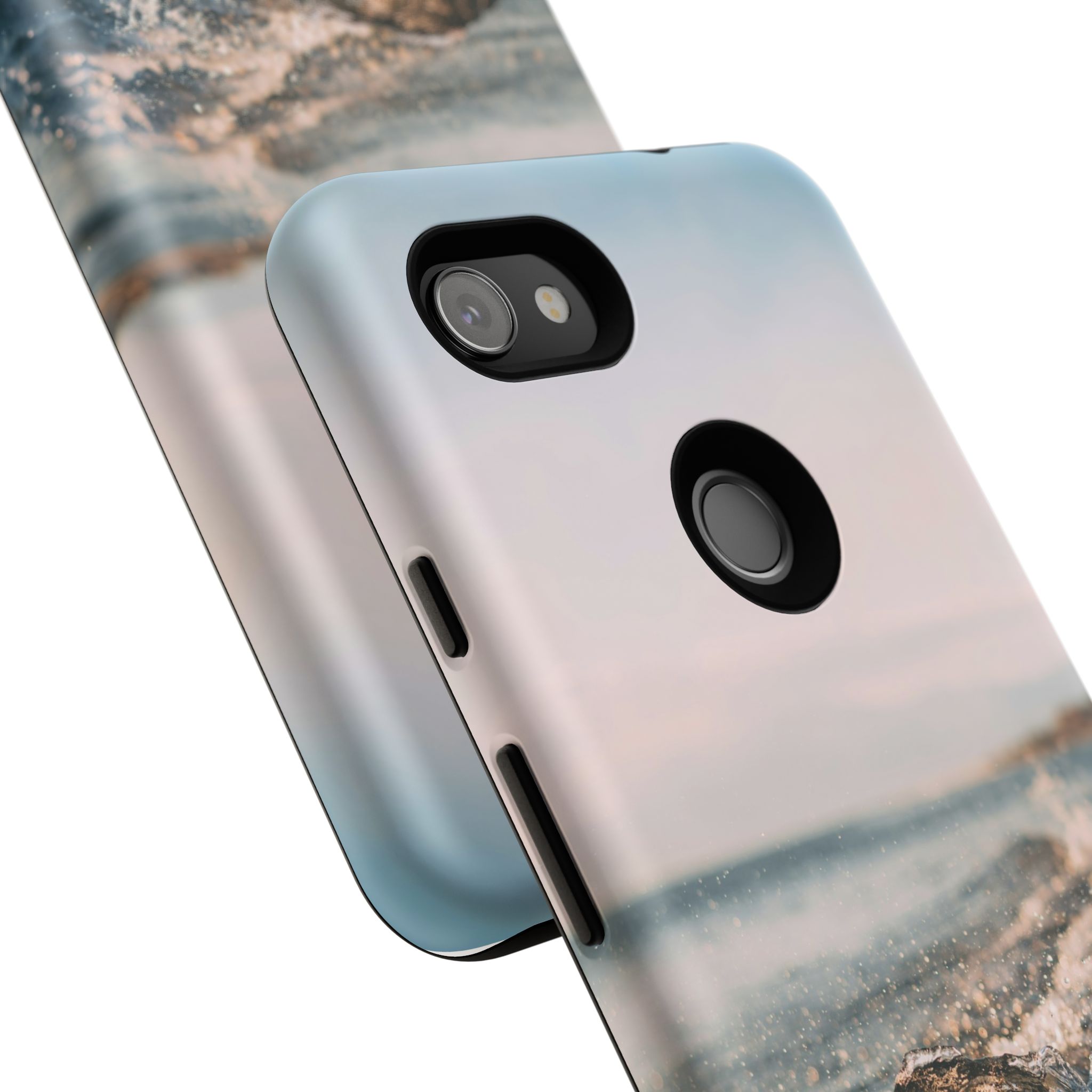 Coastal Wave Tough Cases - Scandinavian-Seaside Serenity - Image 205