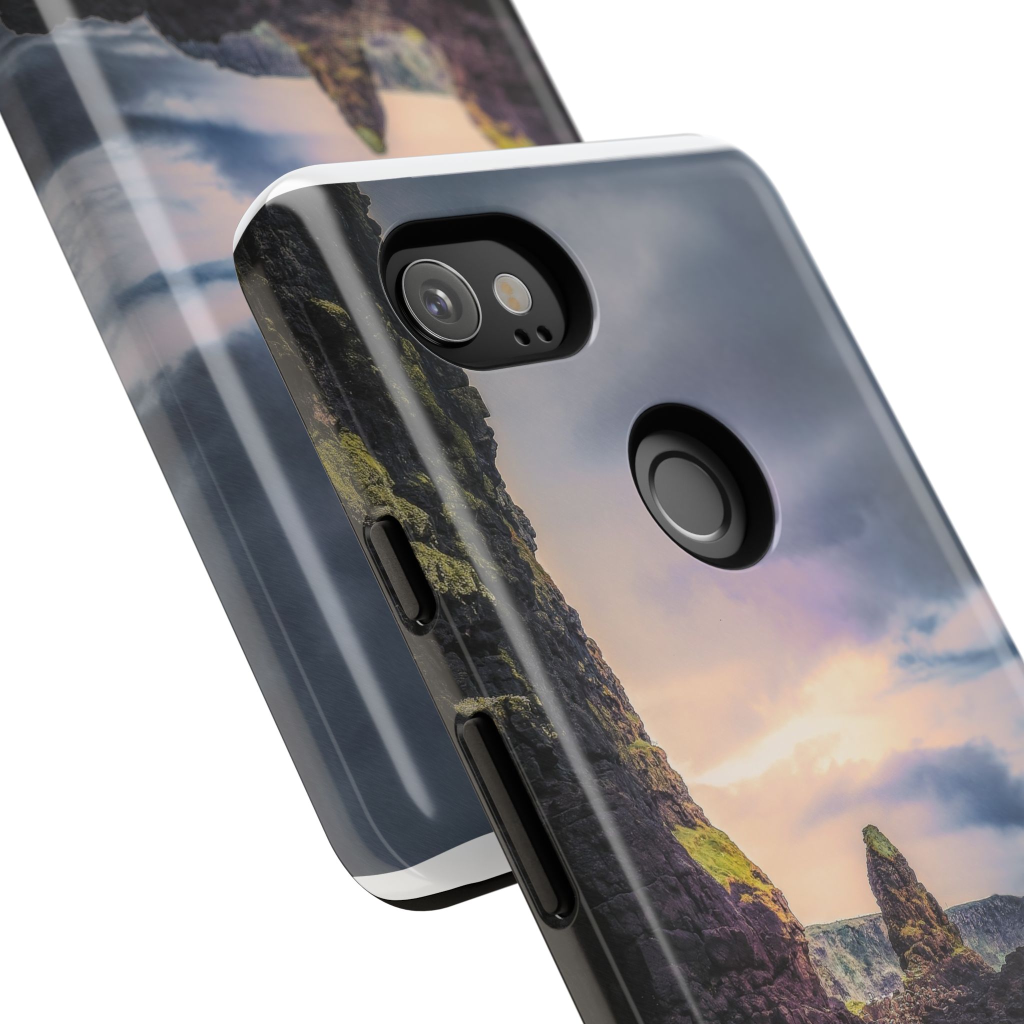 Mystic Cliff Tough Cases - Scandinavian-Modern Coastal Twilight - Image 178