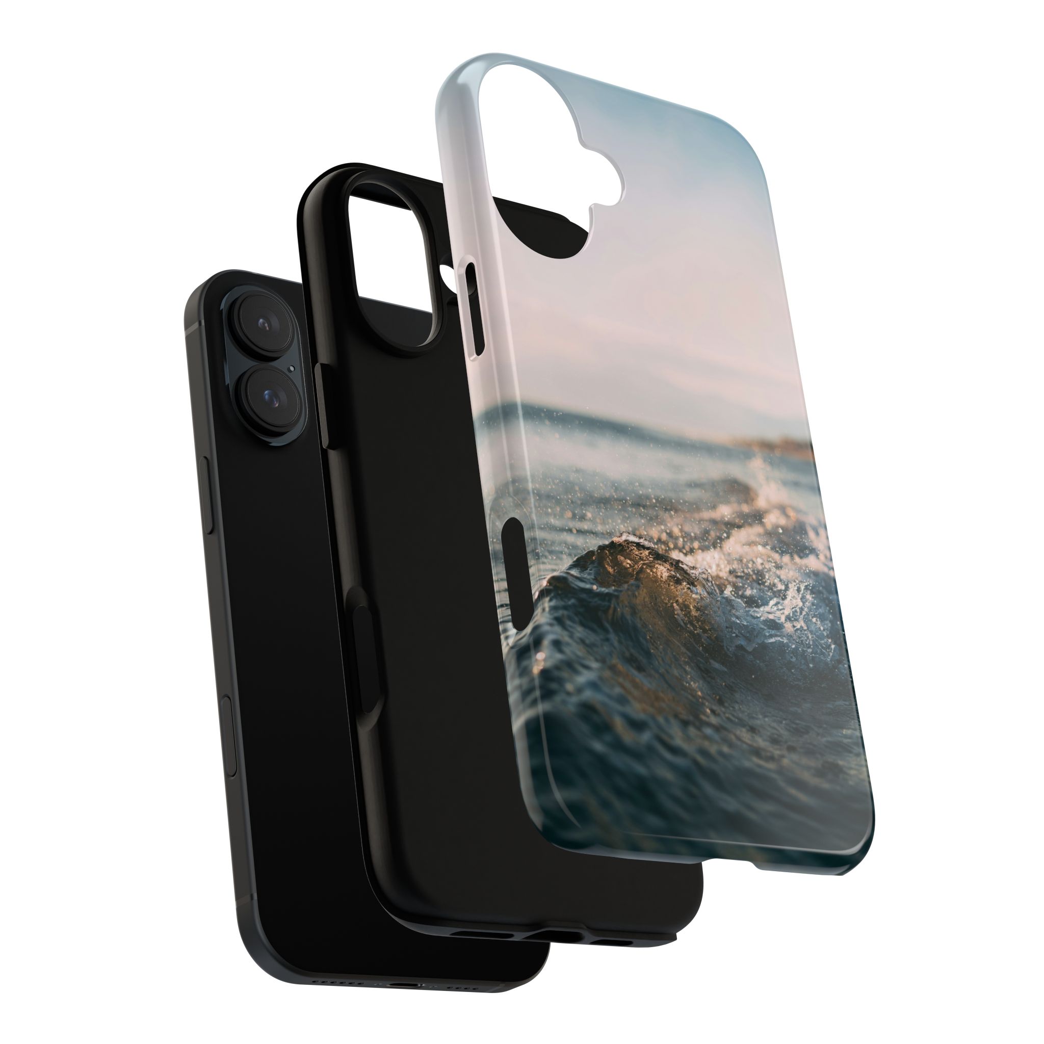 Coastal Wave Tough Cases - Scandinavian-Seaside Serenity - Image 131