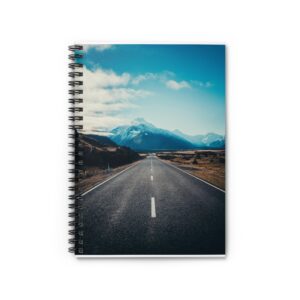 Alpine Horizon Spiral Notebook - Cinematic-Vista Roadscape