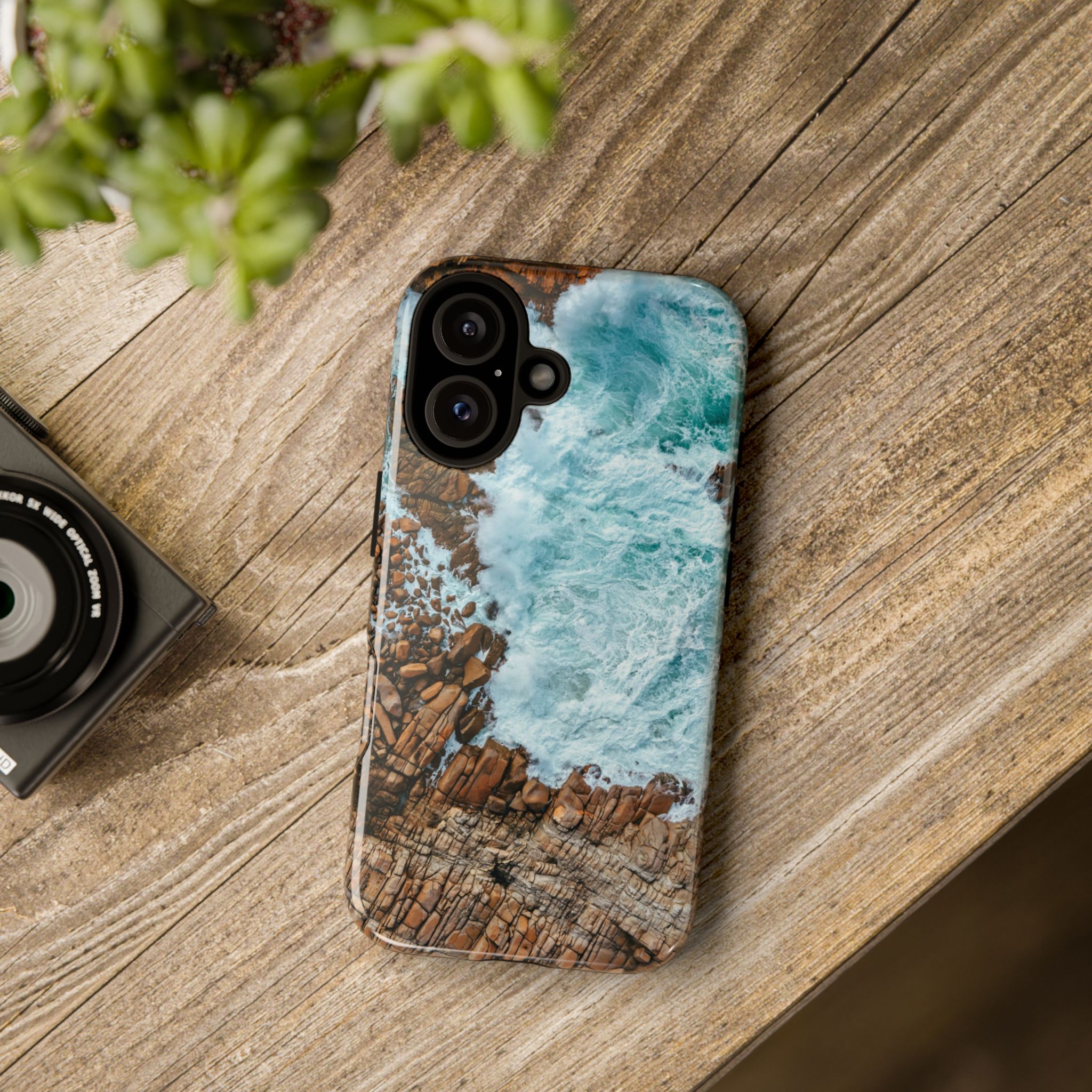 Coastal-Nautilus Tough Cases - Scandinavian-Rustic Shoreline - Image 124