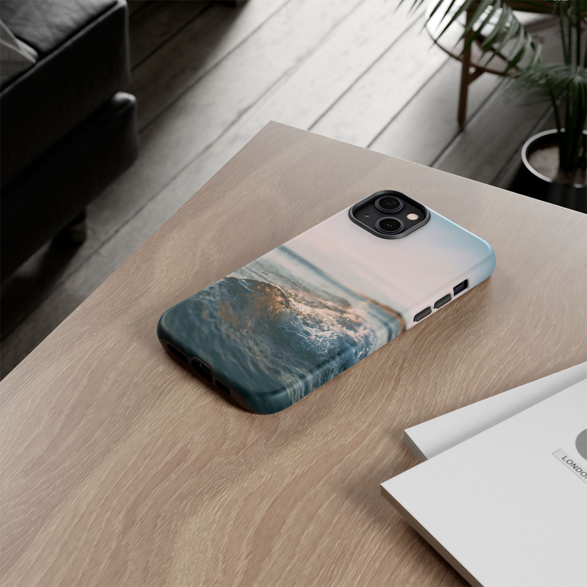 Coastal Wave Tough Cases - Scandinavian-Seaside Serenity - Image 8