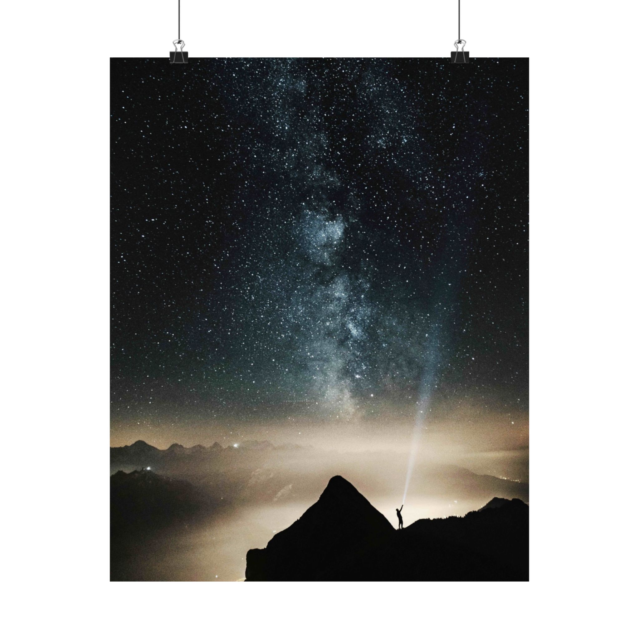 Mystic Galaxy Matte Vertical Poster - Nocturnal-Starlight Exploration - Image 13