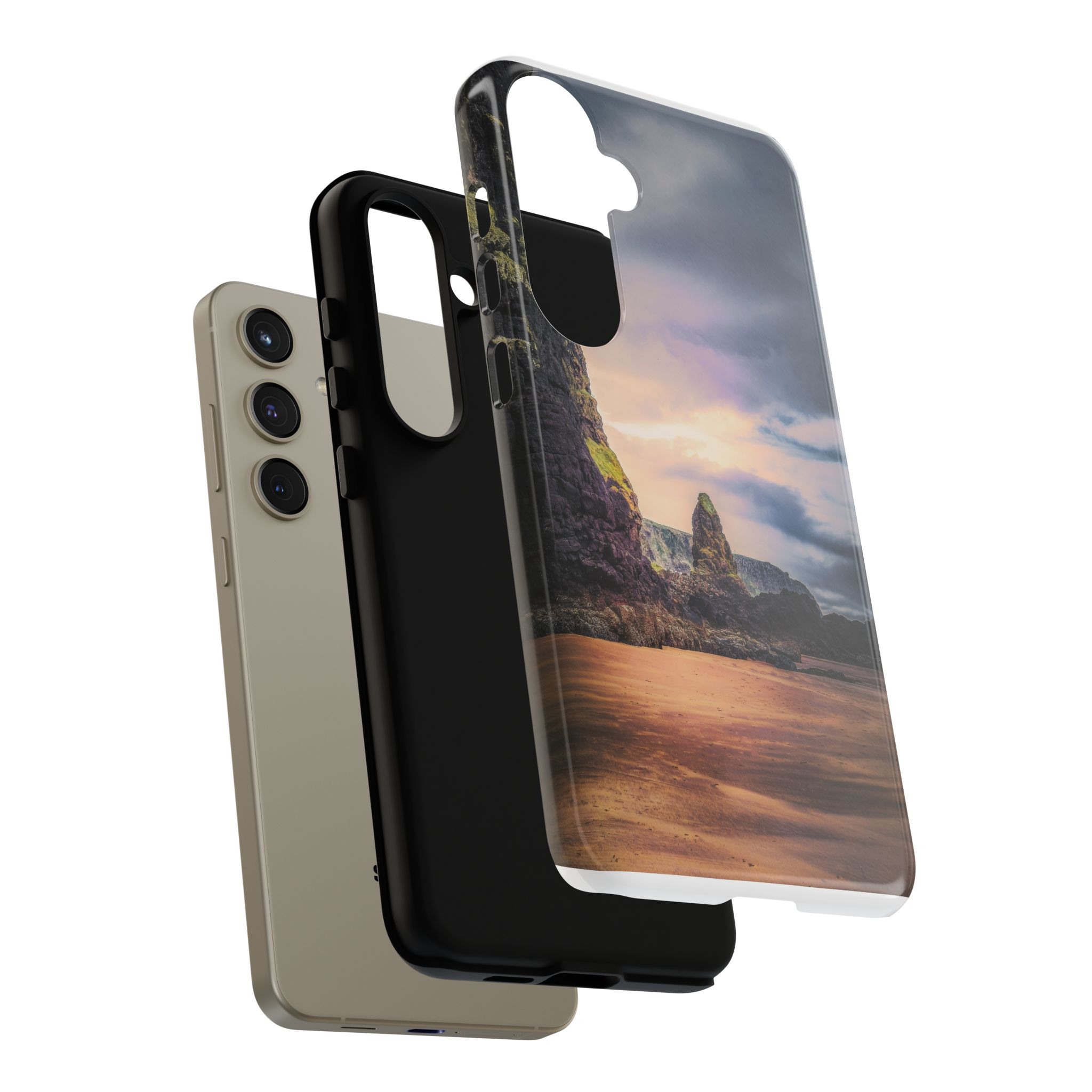 Mystic Cliff Tough Cases - Scandinavian-Modern Coastal Twilight - Image 92