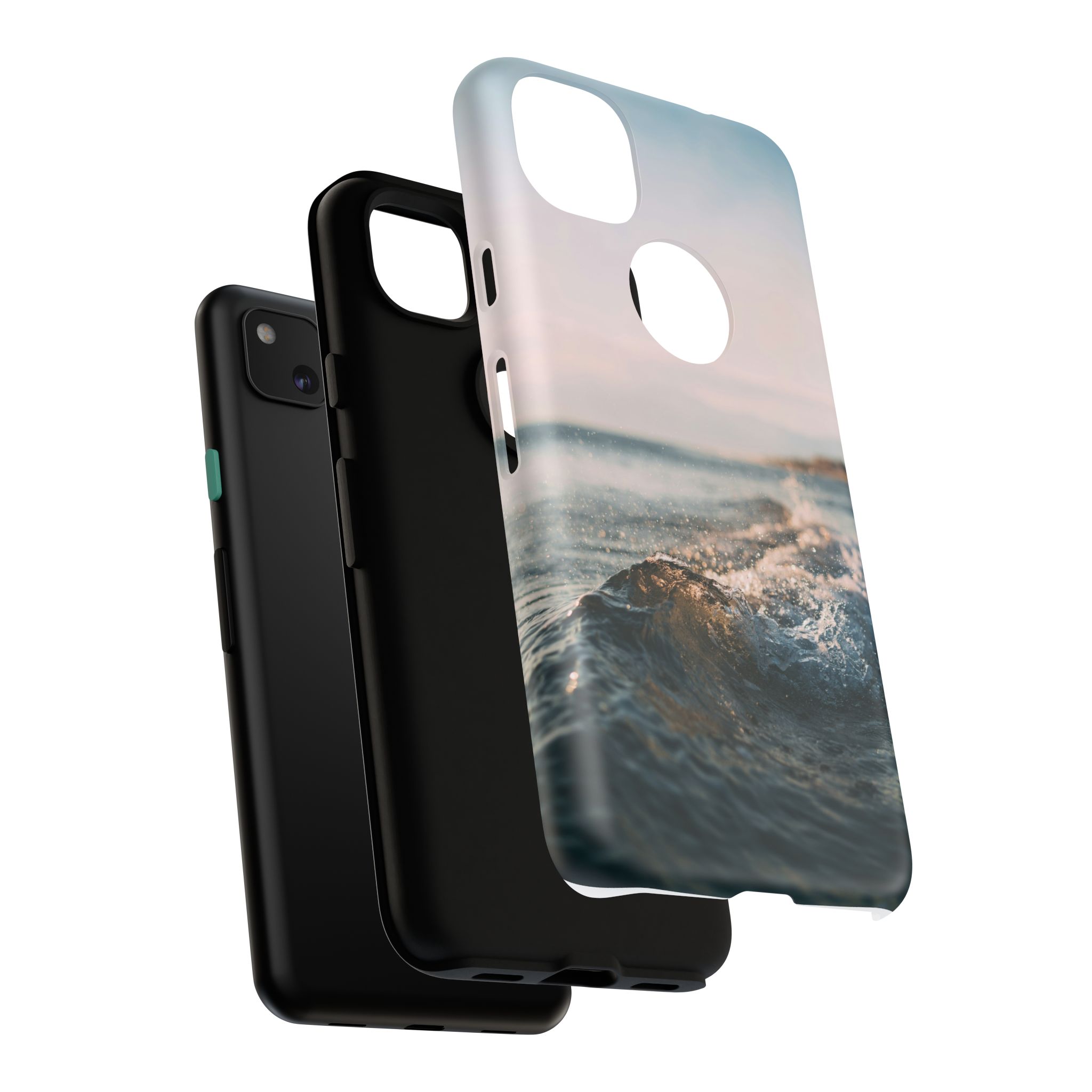 Coastal Wave Tough Cases - Scandinavian-Seaside Serenity - Image 224