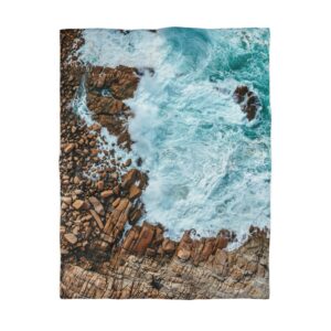 Coastal-Strata Duvet Cover - Scandinavian-Tide-Wave