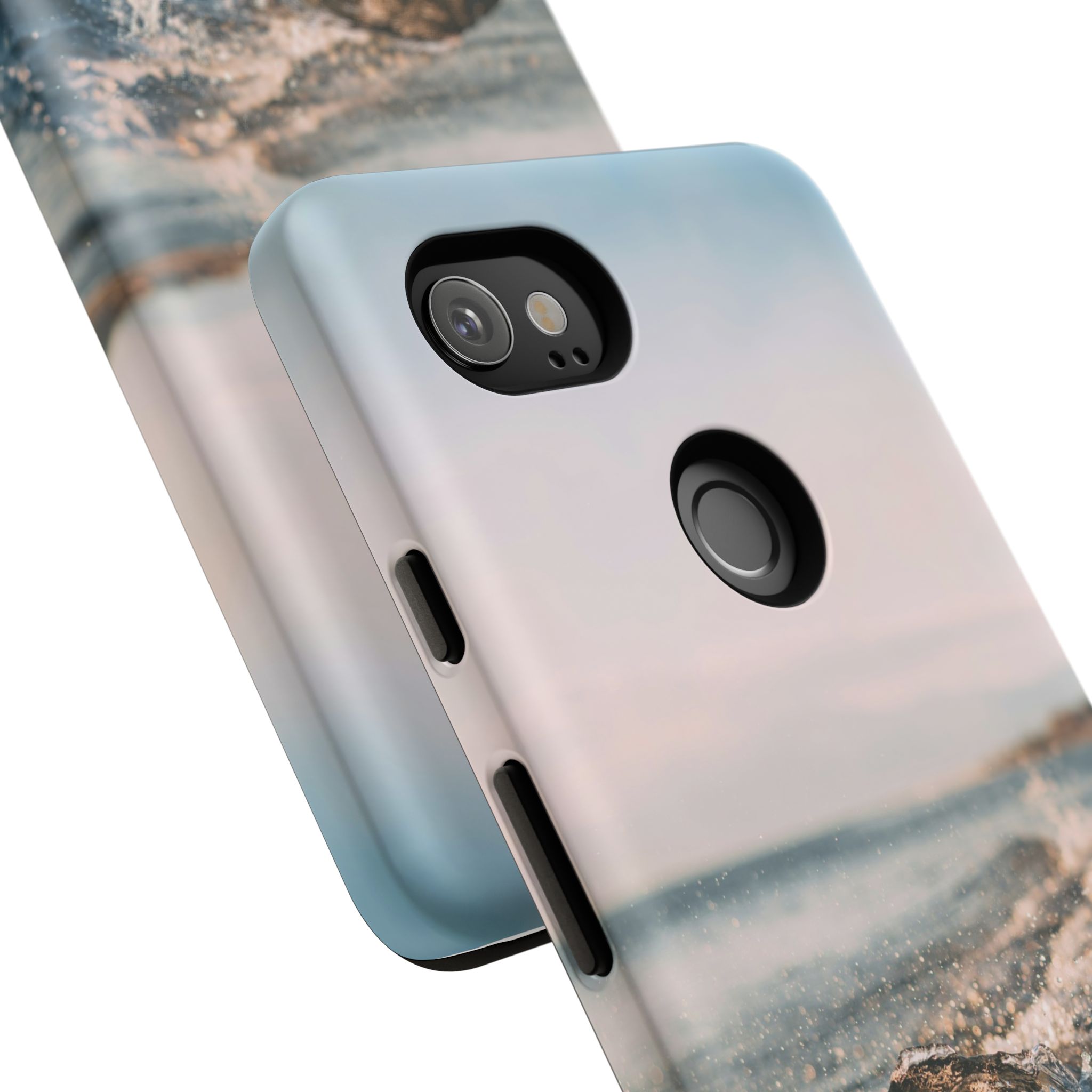 Coastal Wave Tough Cases - Scandinavian-Seaside Serenity - Image 181