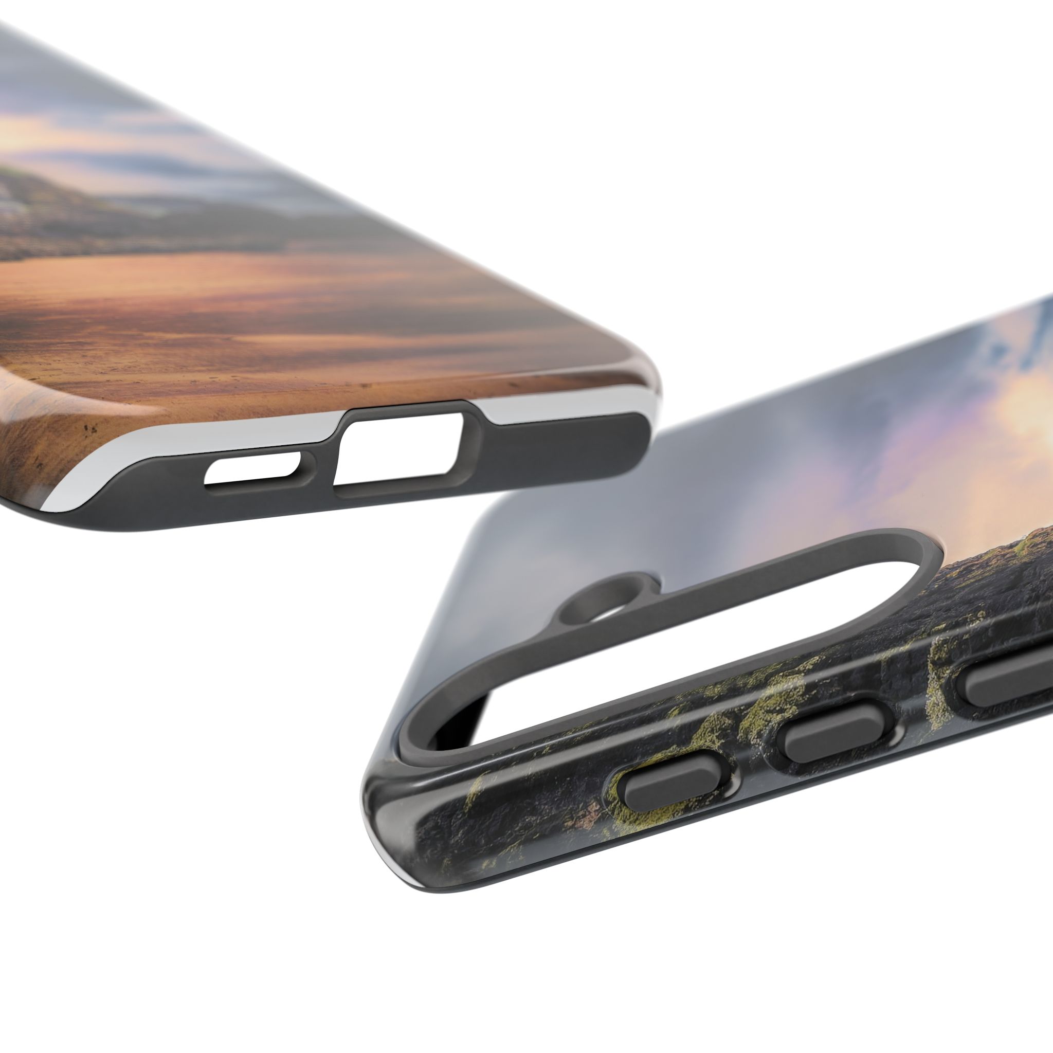 Mystic Cliff Tough Cases - Scandinavian-Modern Coastal Twilight - Image 245